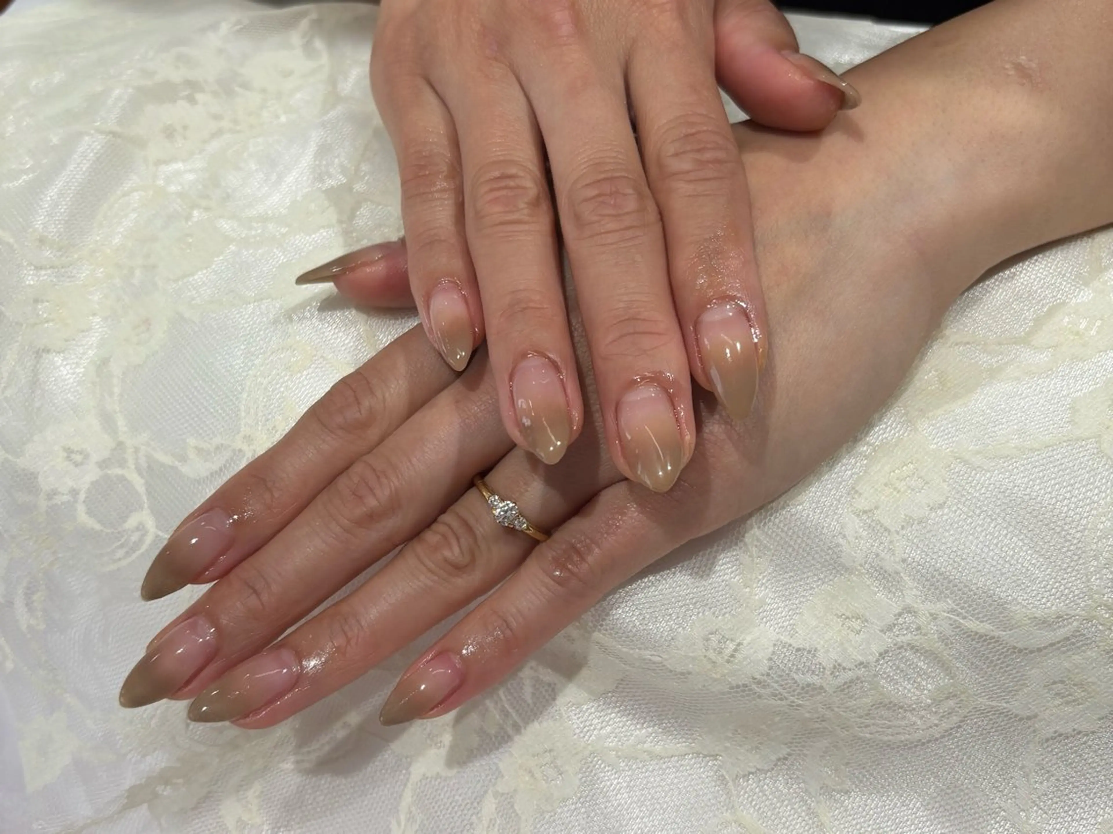 ロング ハンドネイル ハンドケア SalonLinda Kozueのネイルデザイン