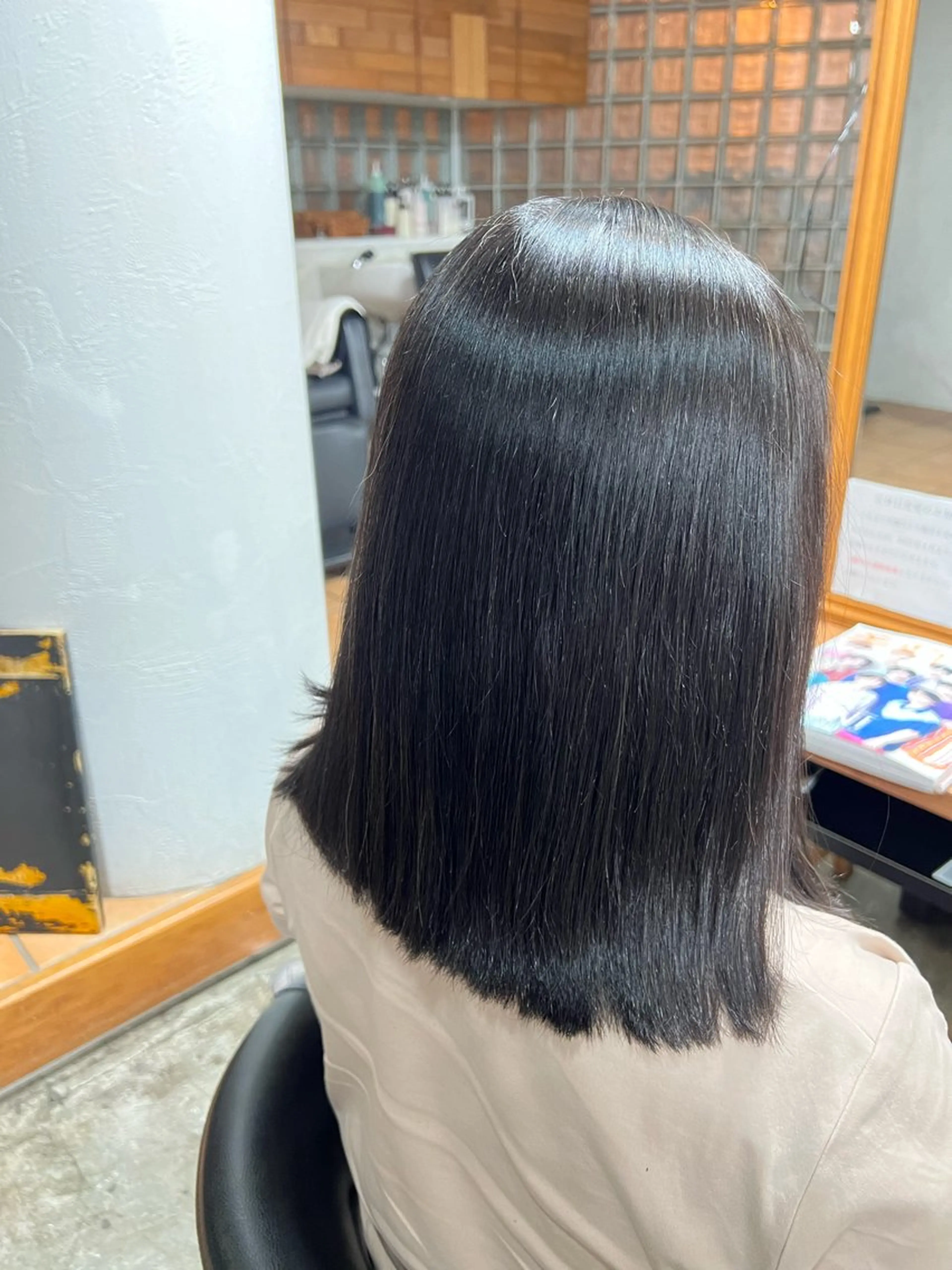 縮毛矯正 穴井 蒼陽のヘアスタイル