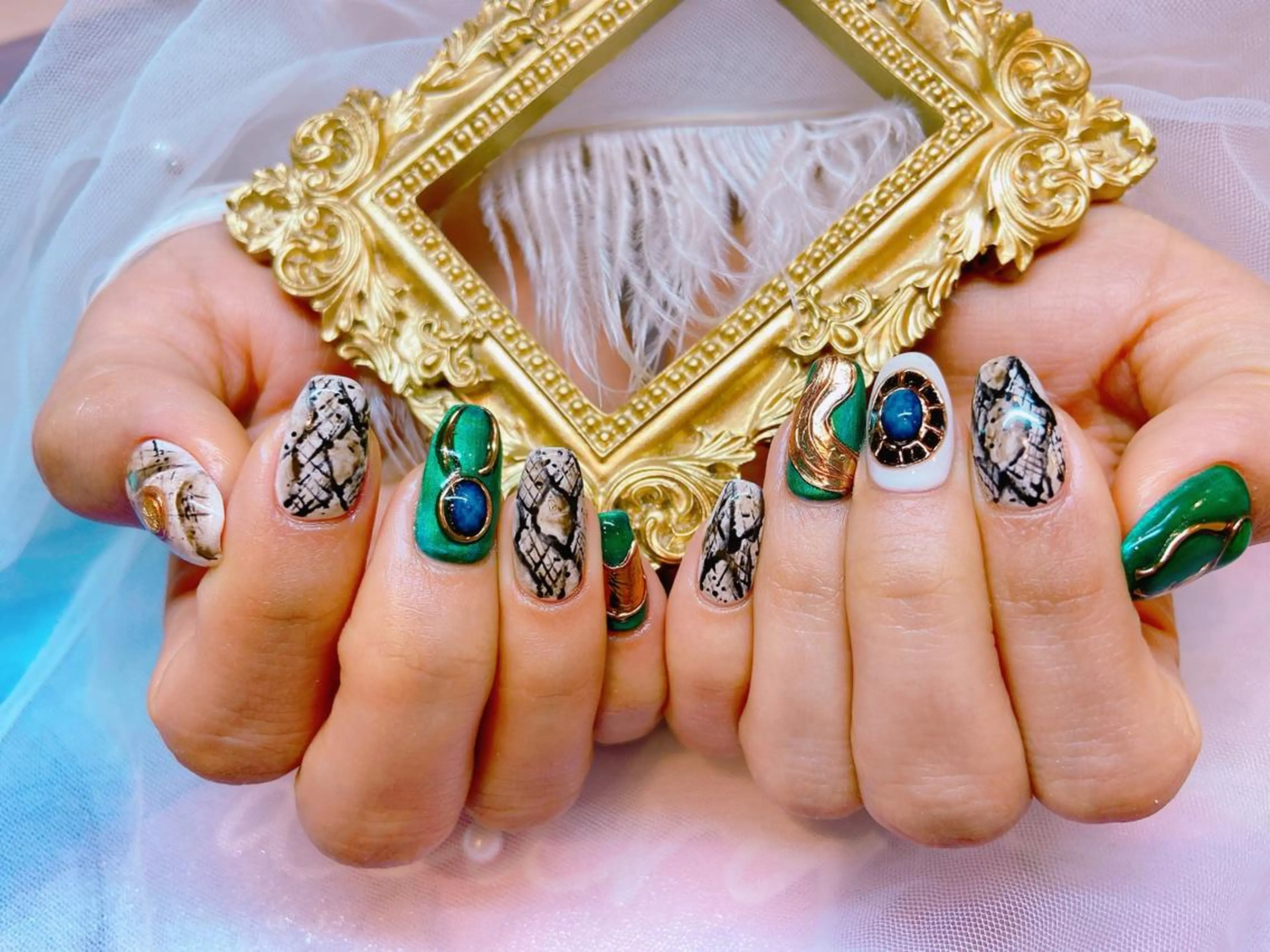 ネイル 長さだし専門店 M2 rikaのネイルデザイン