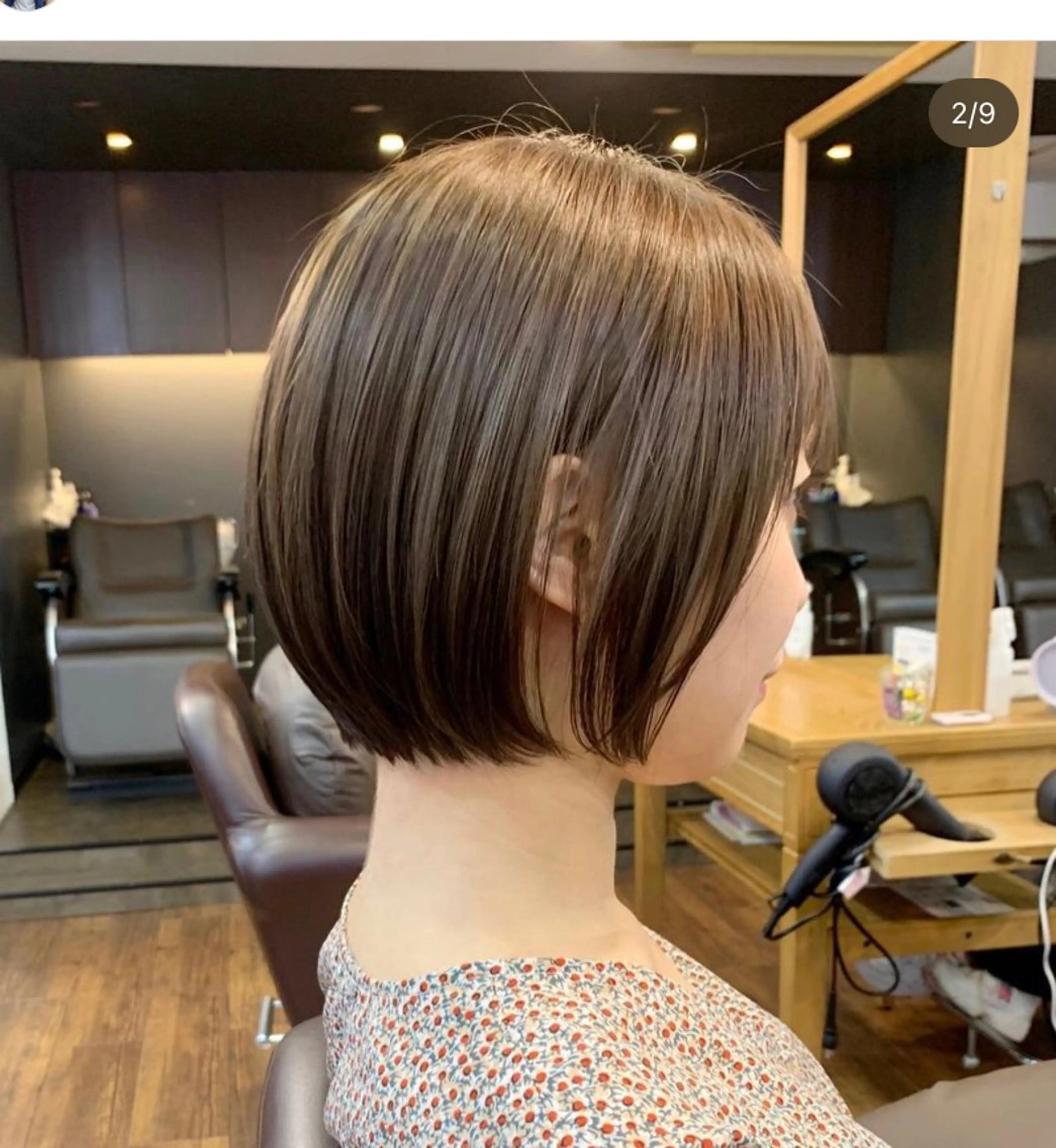 ショート カット 縮毛矯正/ショート/ レイヤー/畑中正敏のヘアスタイル