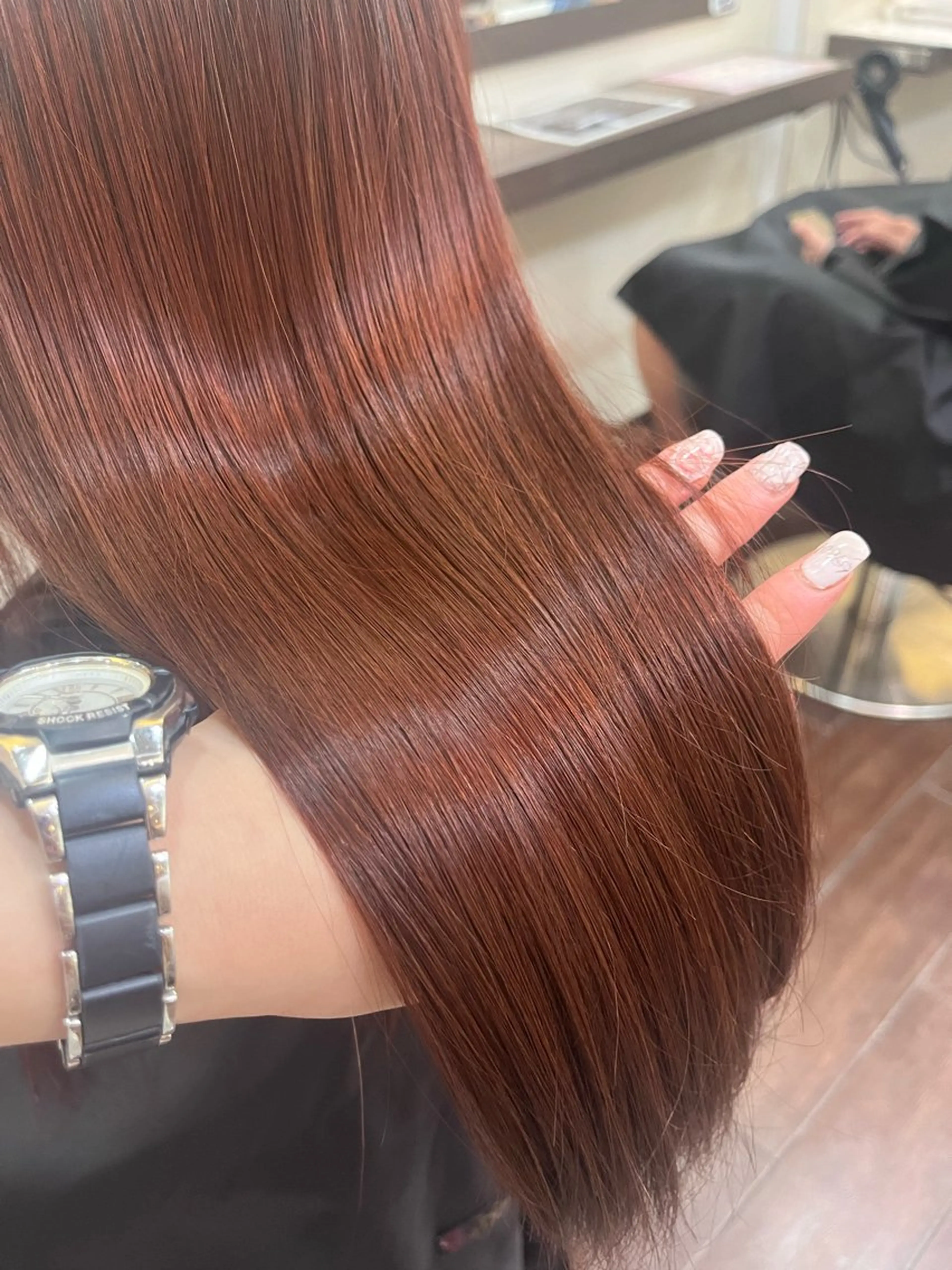 ロング カラー ブリーチ ケアブリーチ ダブルカラー イヤリングカラー グラデーションカラー トリートメント ヘッドスパ ヘアセット 酸性ストレート 🤍🎀honokaのヘアスタイル