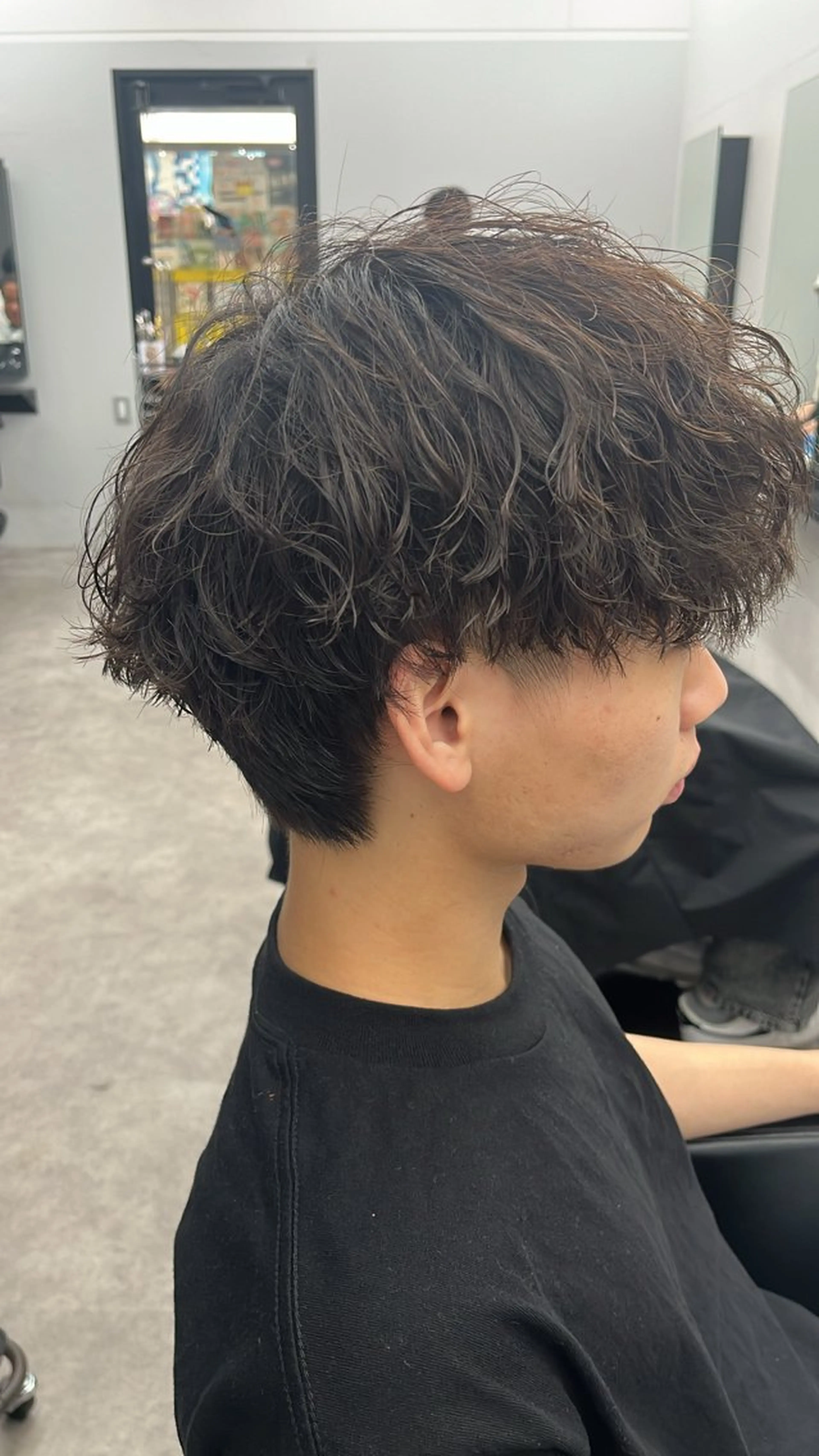 パーマ メンズ カット パーマ ヘアセット men's salon First中崎町店所属・First中崎町 西郡   涼のヘアスタイル