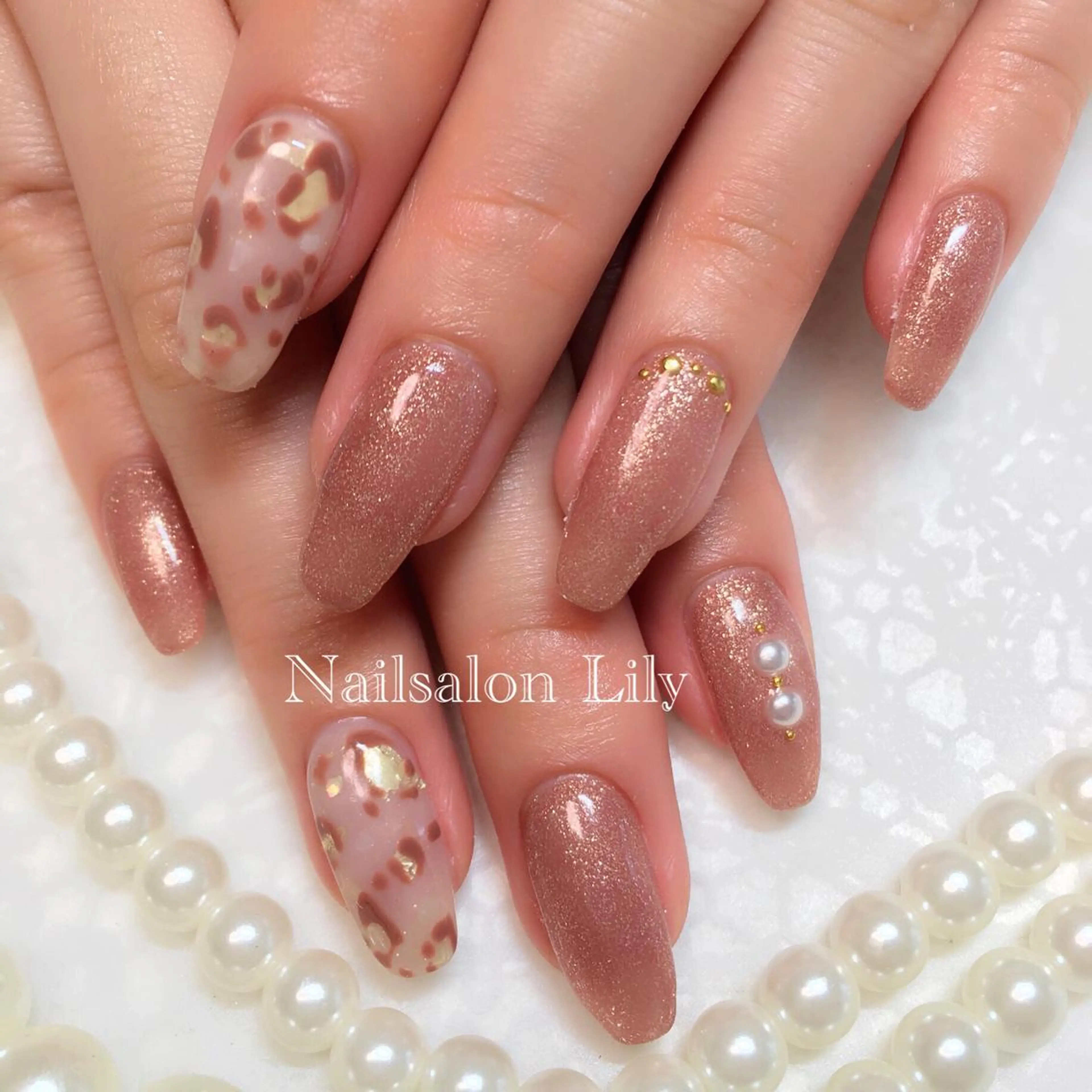 ネイル アニマル柄 Nailsalon Lilyのネイルデザイン