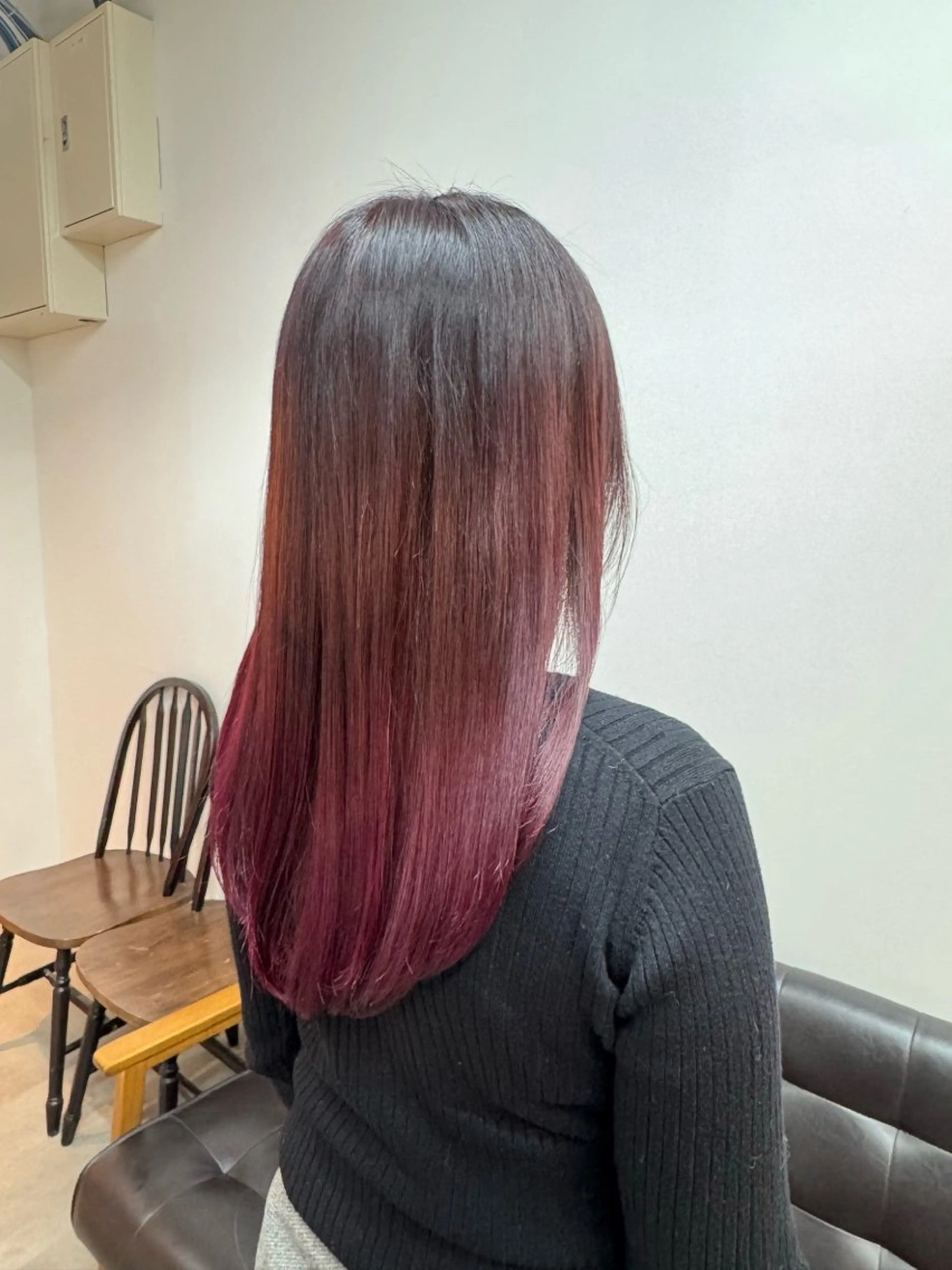 ロング カラー グラデーションカラー ロング 安岡美咲✂︎ 艶カラー/髪質改善のヘアスタイル