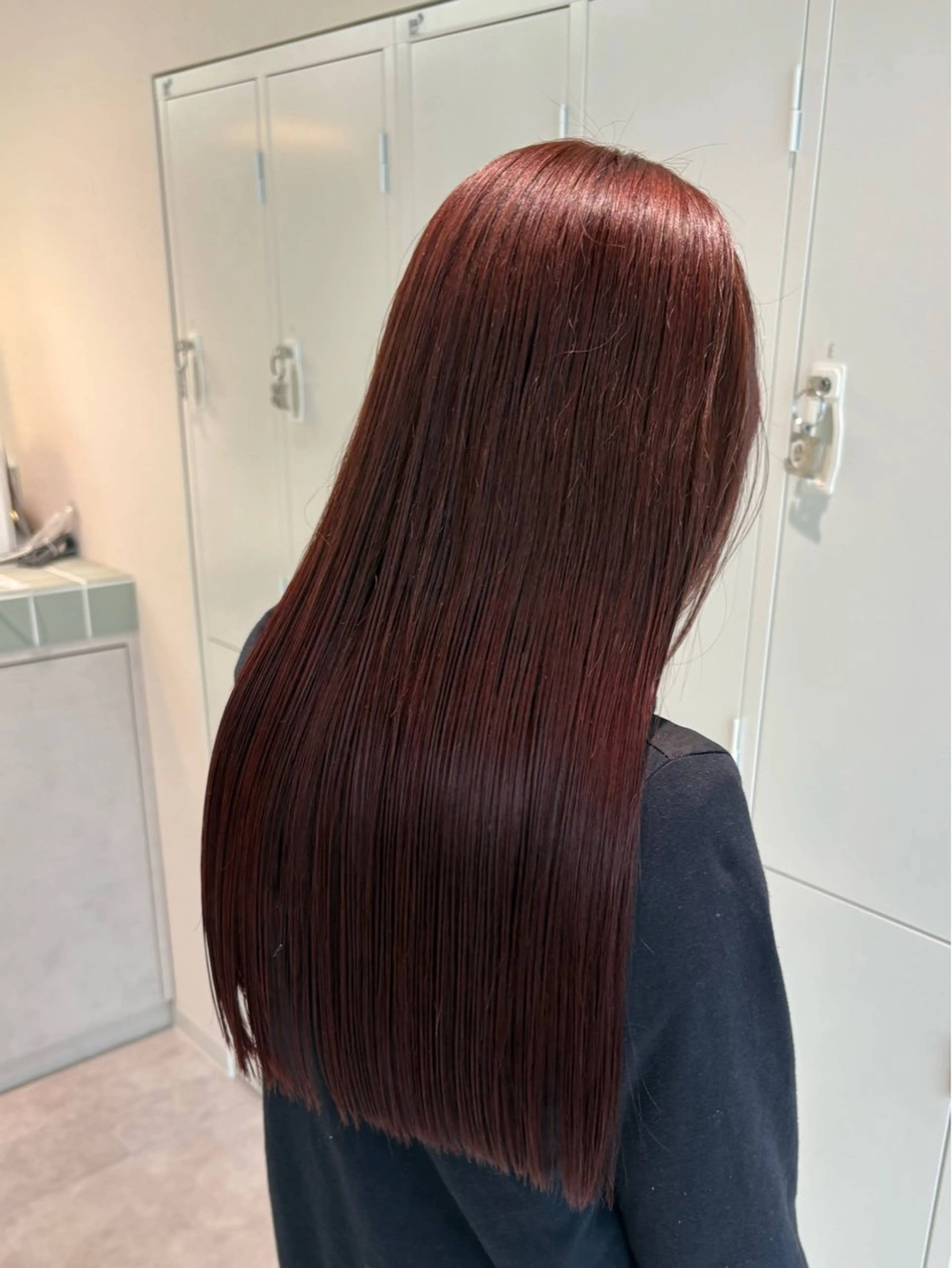 ロング カラー カット ヘアカラー トリートメント 【newi 広島】 Yuukaのヘアスタイル