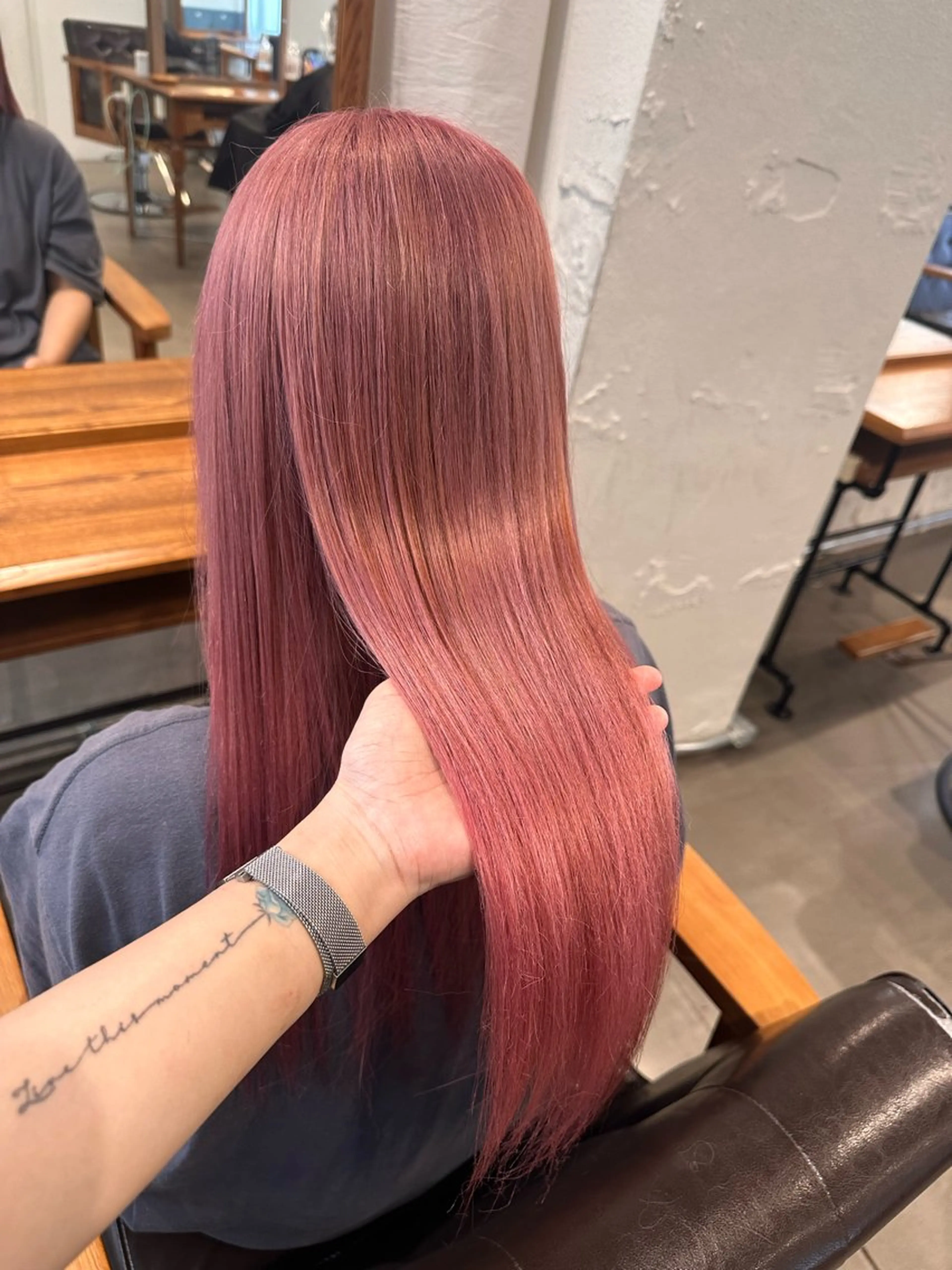 ロング カラー ヘアカラー トリートメント カラー/ヘッドスパ 🐱ERI🐱のヘアスタイル