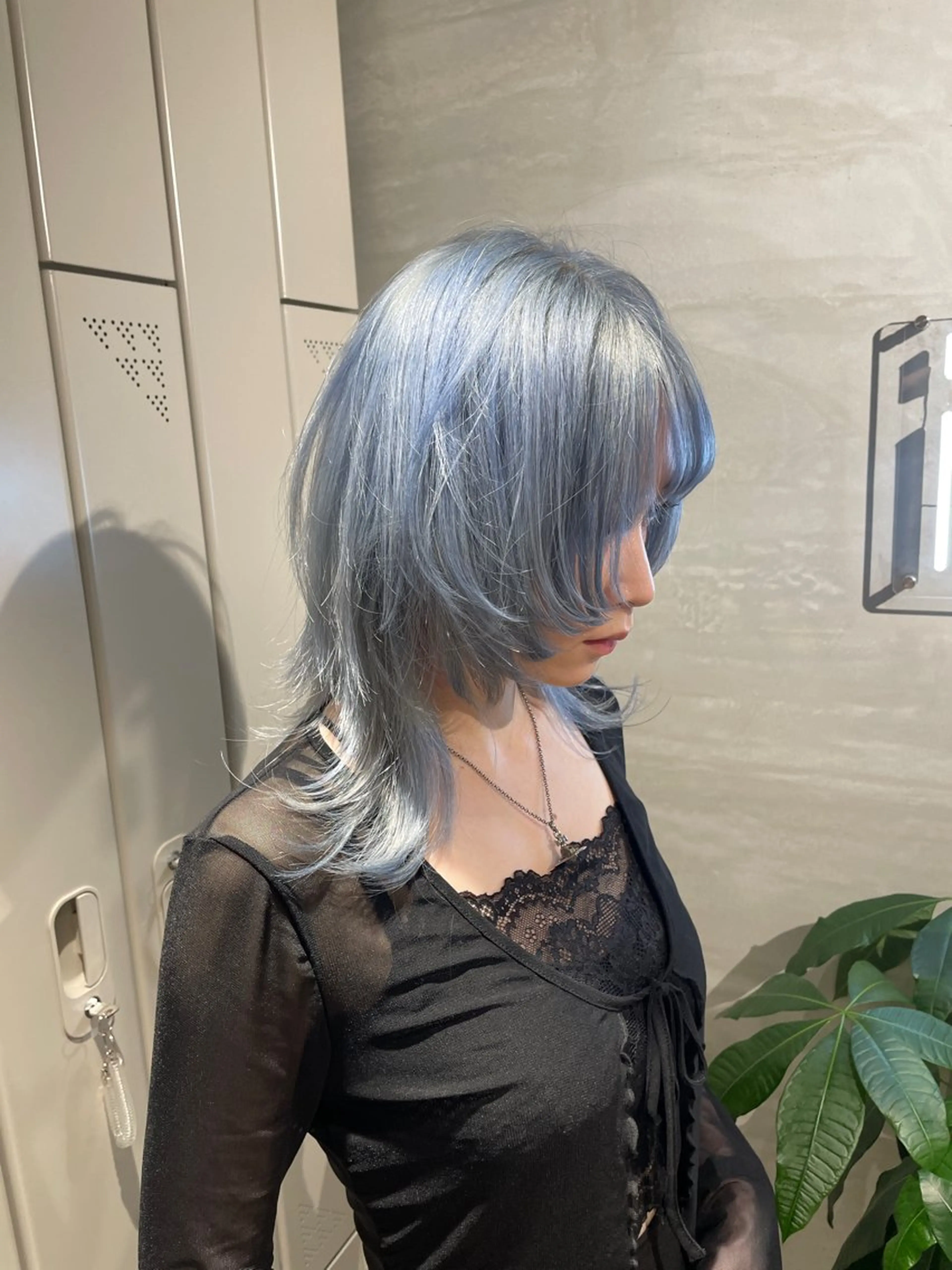 ミディアム カラー レイヤーカット ウルフカット ウルフレイヤー Miyamoto Yasuchikaのヘアスタイル