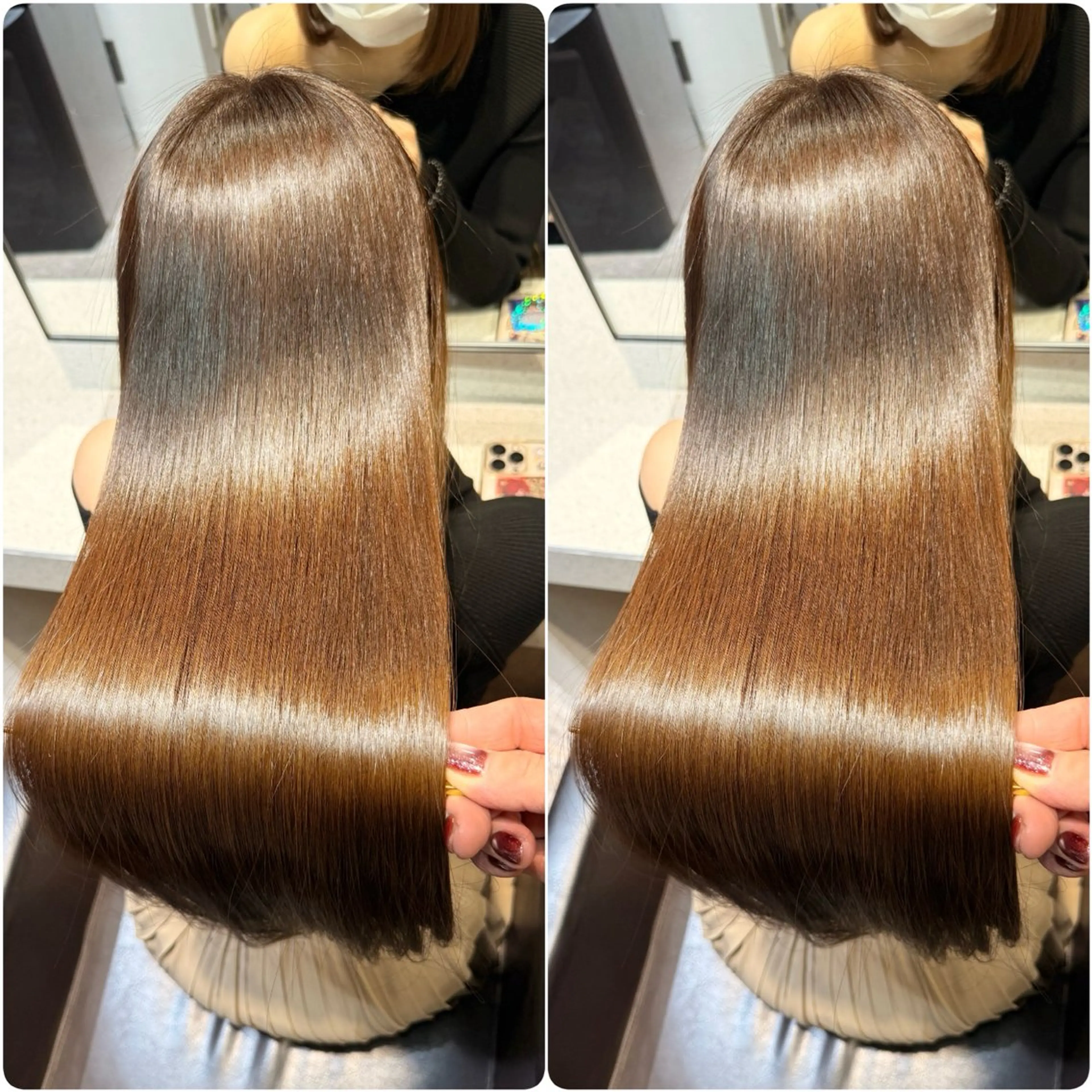 ロング カラー カット ヘアカラー トリートメント ヘッドスパ youres hair 髪質改善トリートメント&ヘッドスパ　新宿EAST所属・🌹ULTOWA🌹 髪質改善/縮毛/店長のヘアスタイル