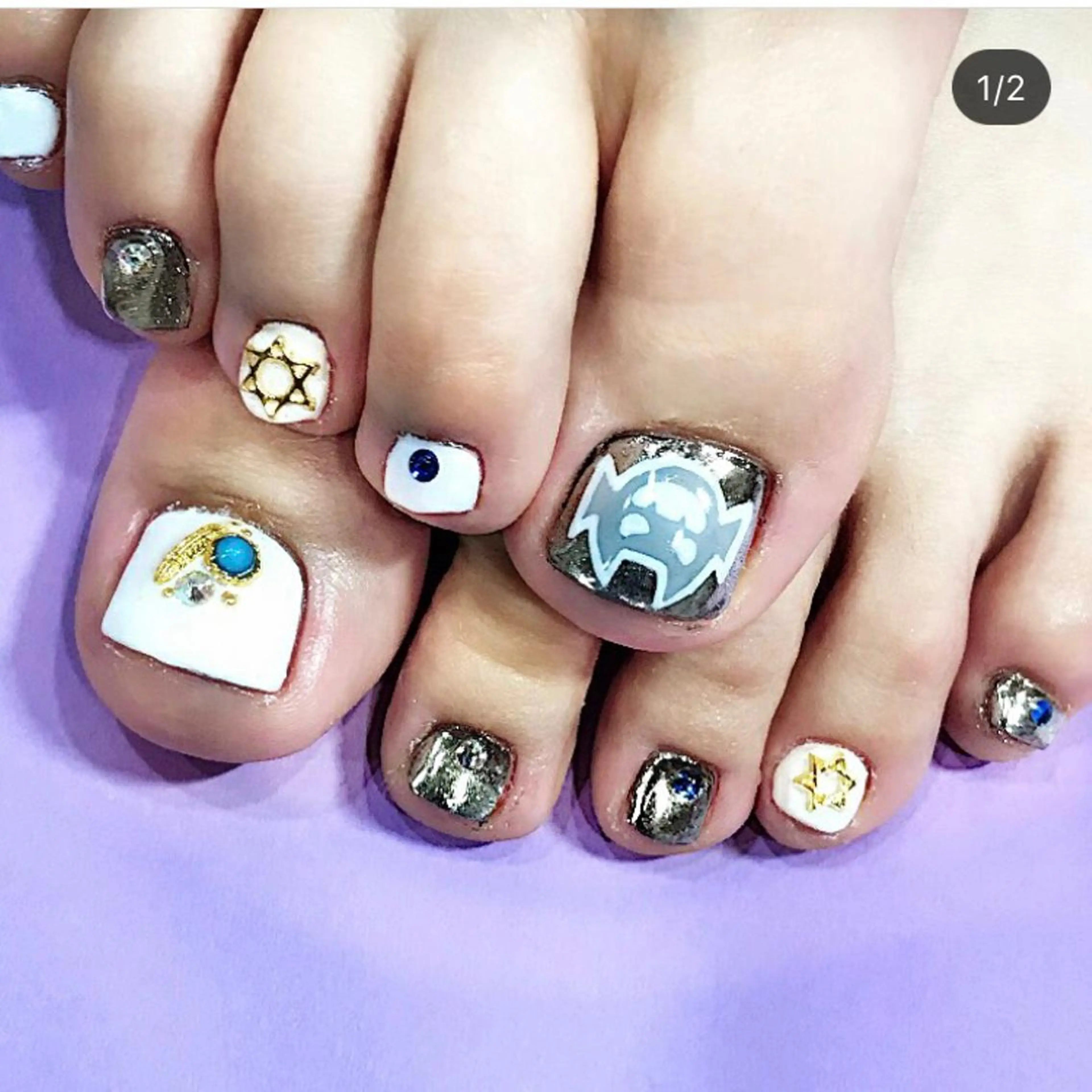 ネイル フットネイル 渋谷ビュレネイル Kaoruのネイルデザイン