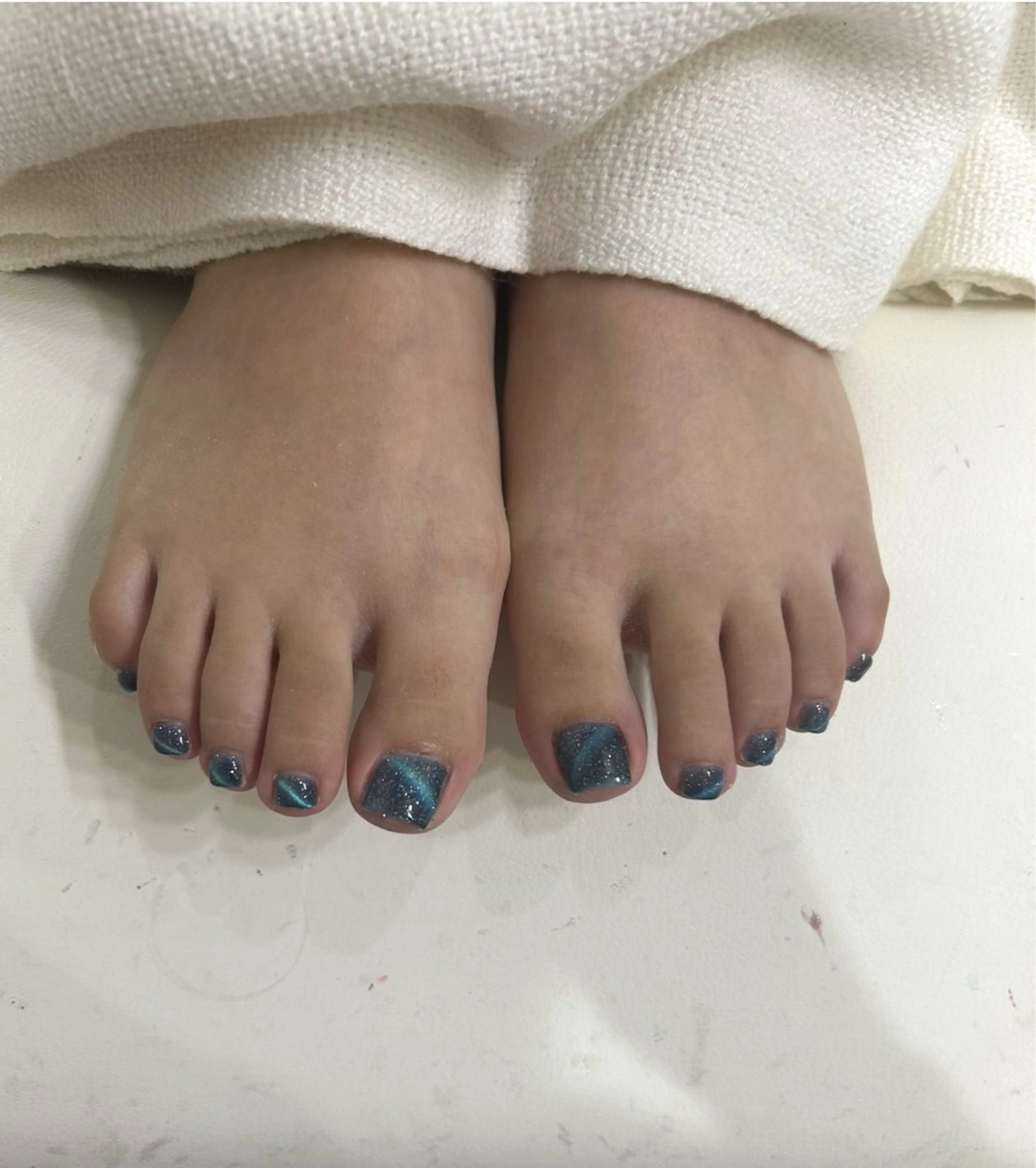 ネイル フットネイル マグネットネイル 津田 由希乃のネイルデザイン