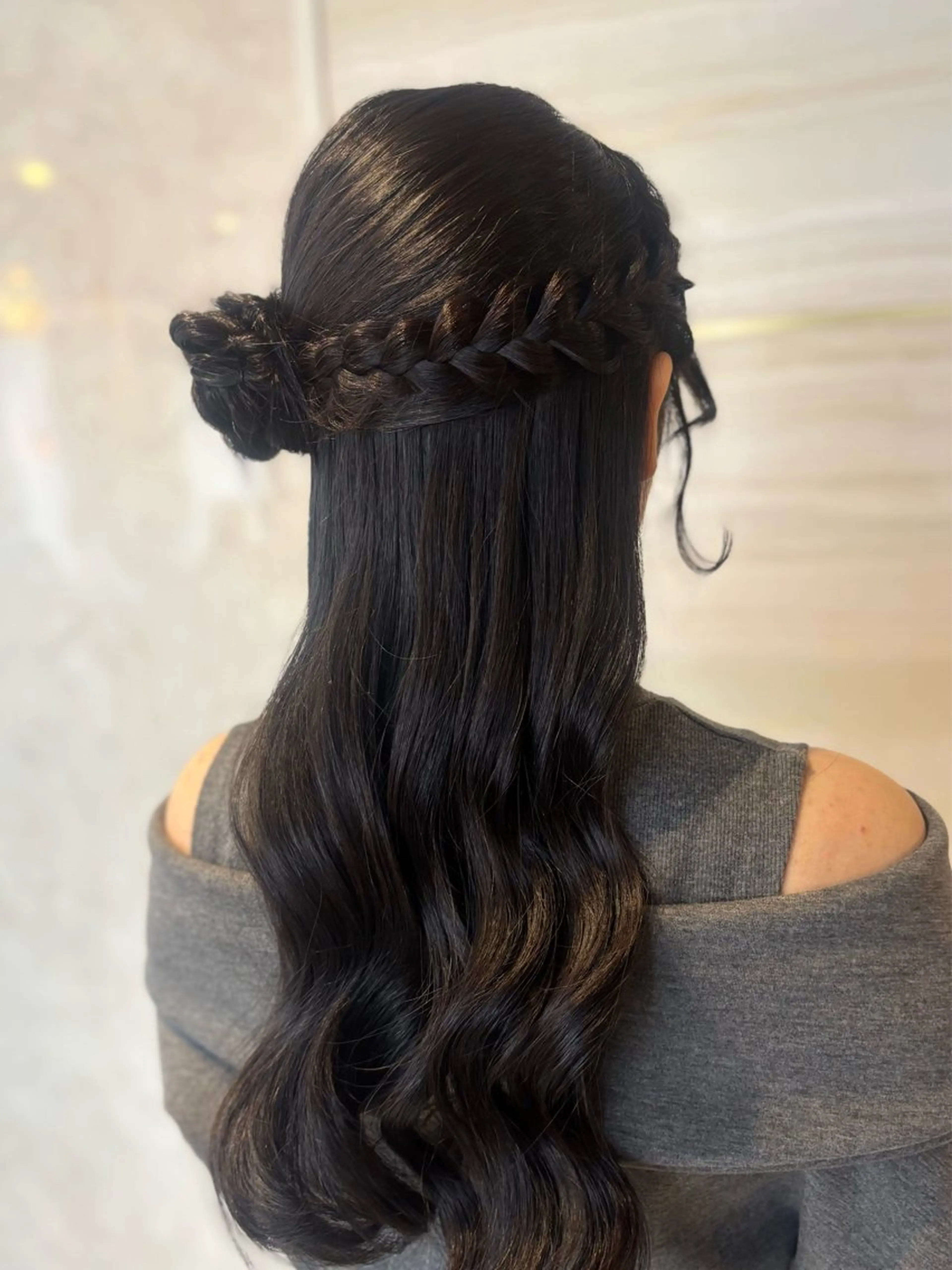 ロング ヘアアレンジ ヘアセット 💘Kurea💘 艶髪/韓国/暗髪のヘアスタイル