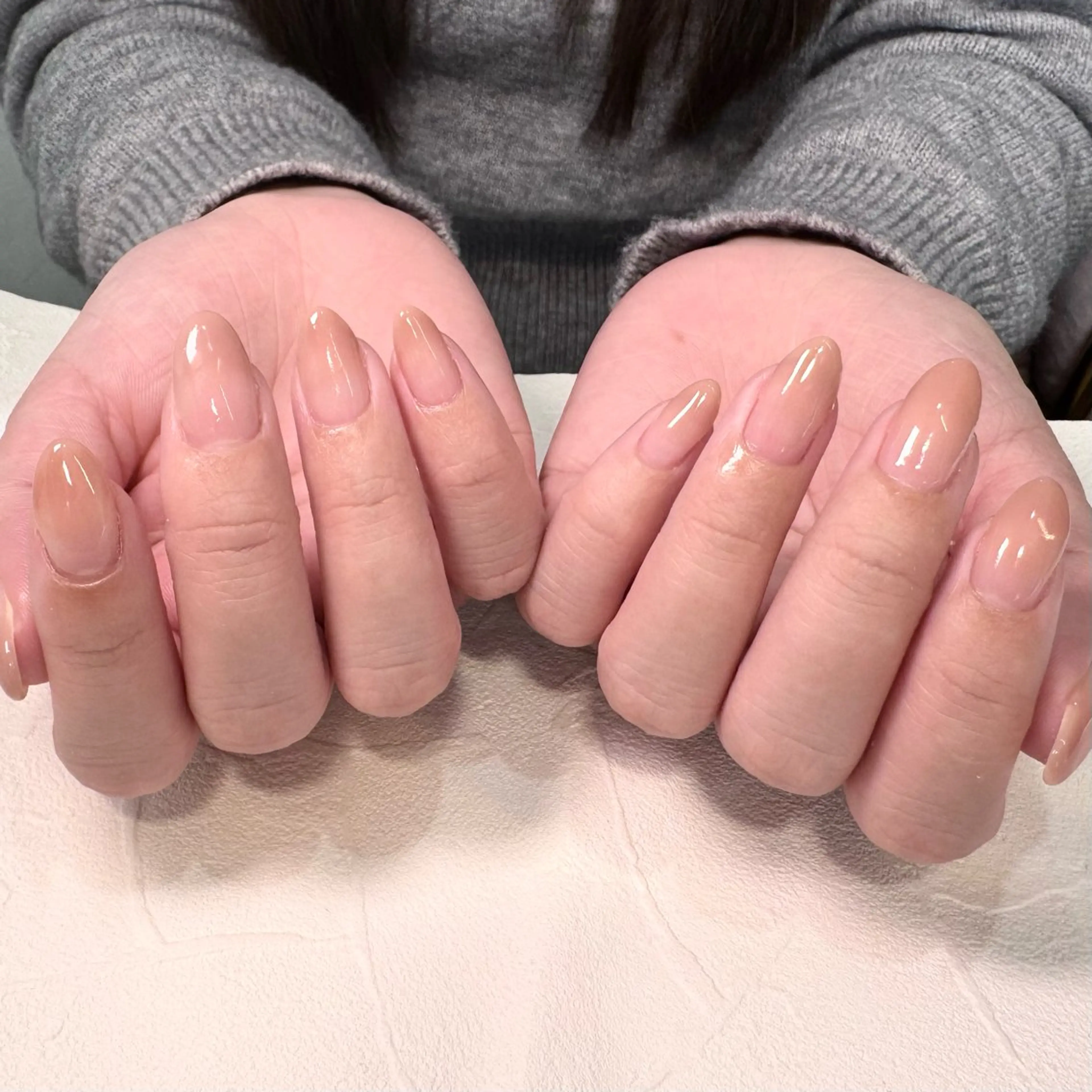 ネイル グラデーション ハンドネイル RIEKO🍒 ワンホン♡推しネイルのネイルデザイン