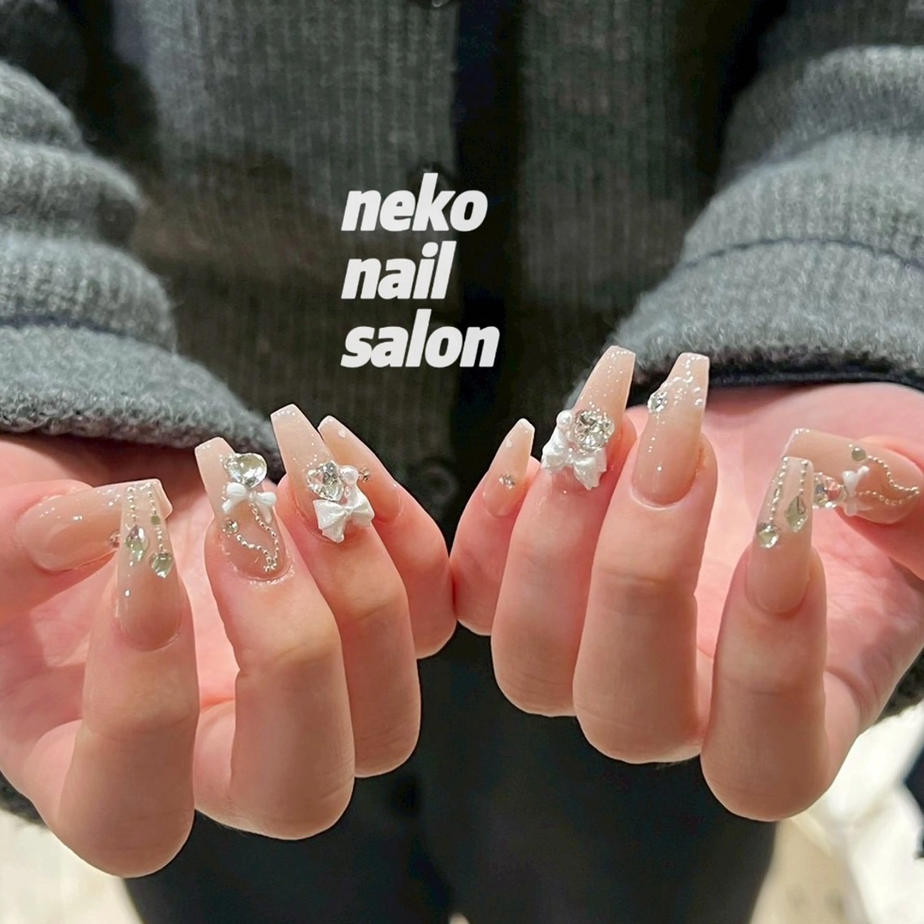 ネイル ガーリー ハンドネイル neko nail所属・neko nailのネイルデザイン