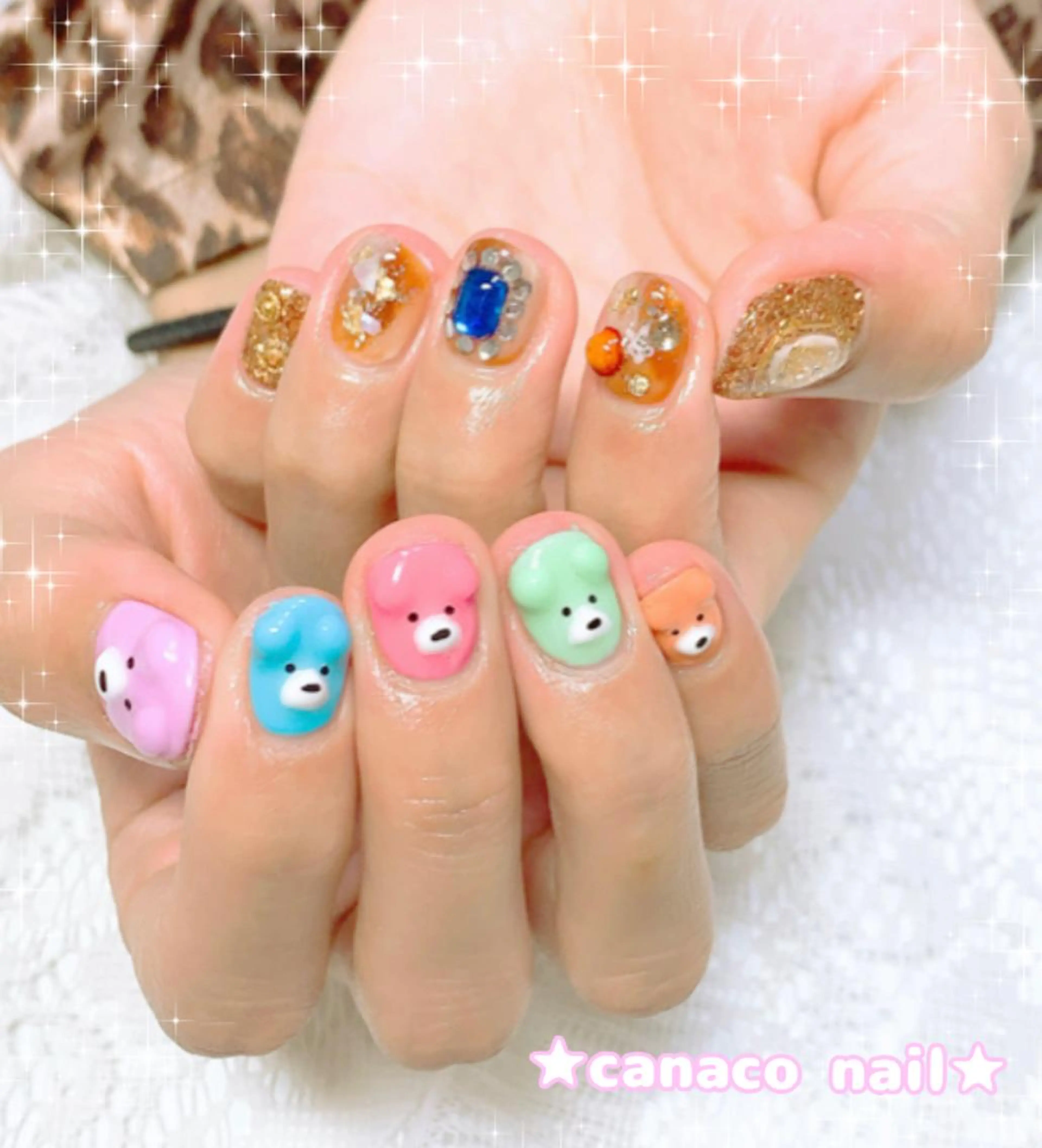 ネイル べっ甲ネイル ぷっくりネイル ハンドネイル ハンドケア Felice所属・ベテランネイル cnc  nailのネイルデザイン