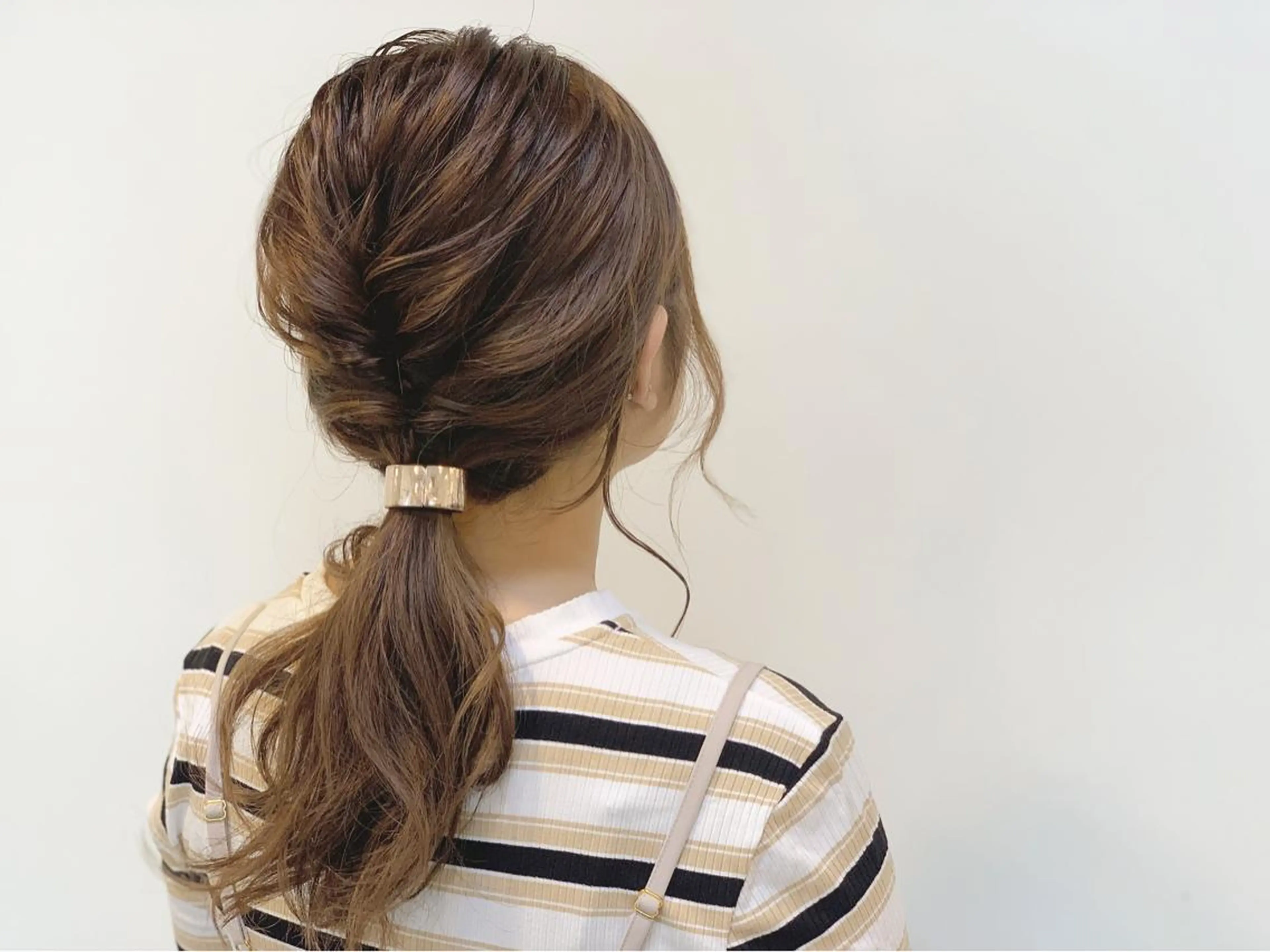 セミロング ヘアアレンジ IORI #韓国ヘア#髪質改善のヘアスタイル