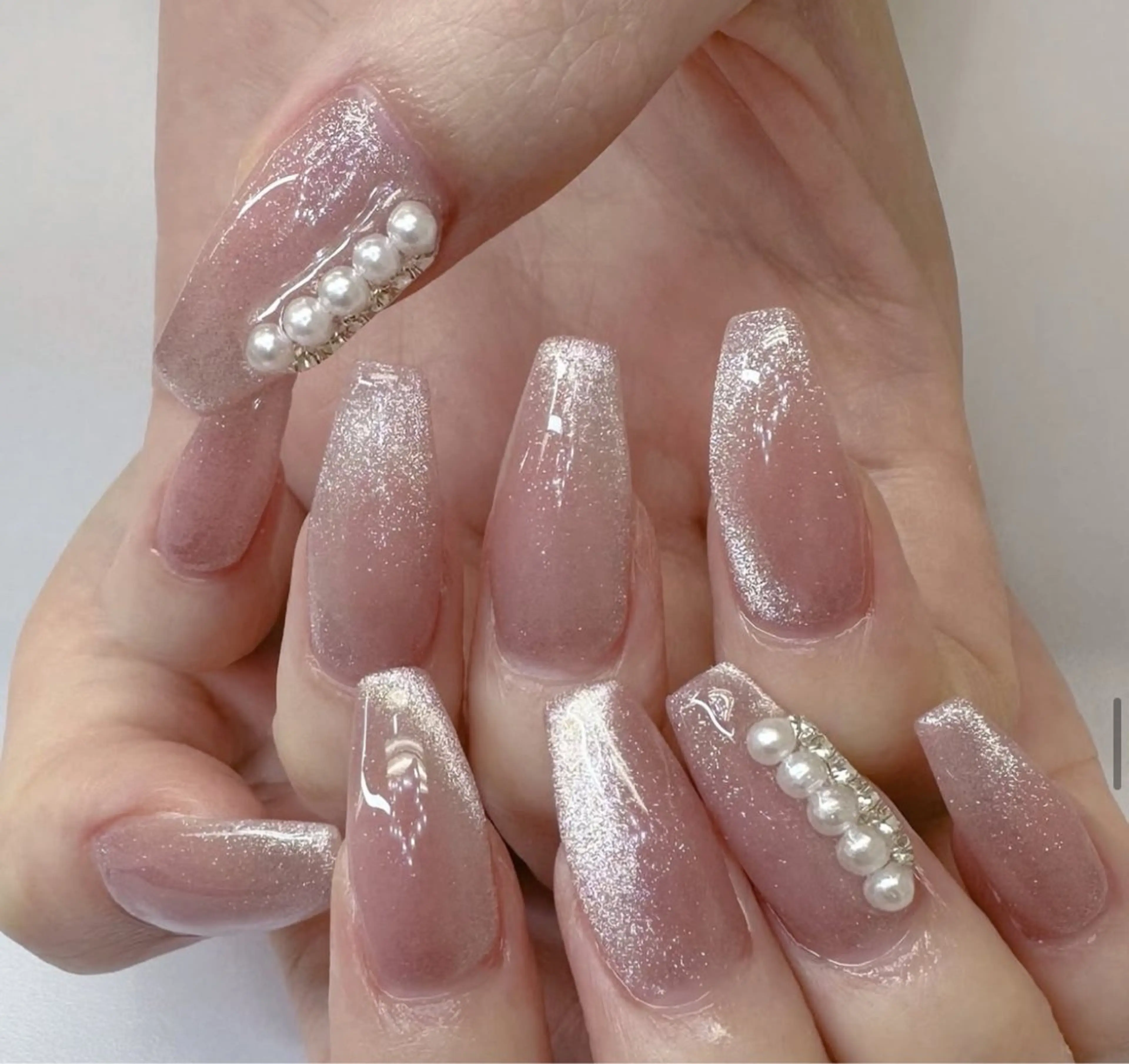 ネイル アートネイル フラワーネイル フレンチネイル ジェルネイル グラデーション ハンドネイル Ryunail所属・Ryu Nail NekoChanのネイルデザイン