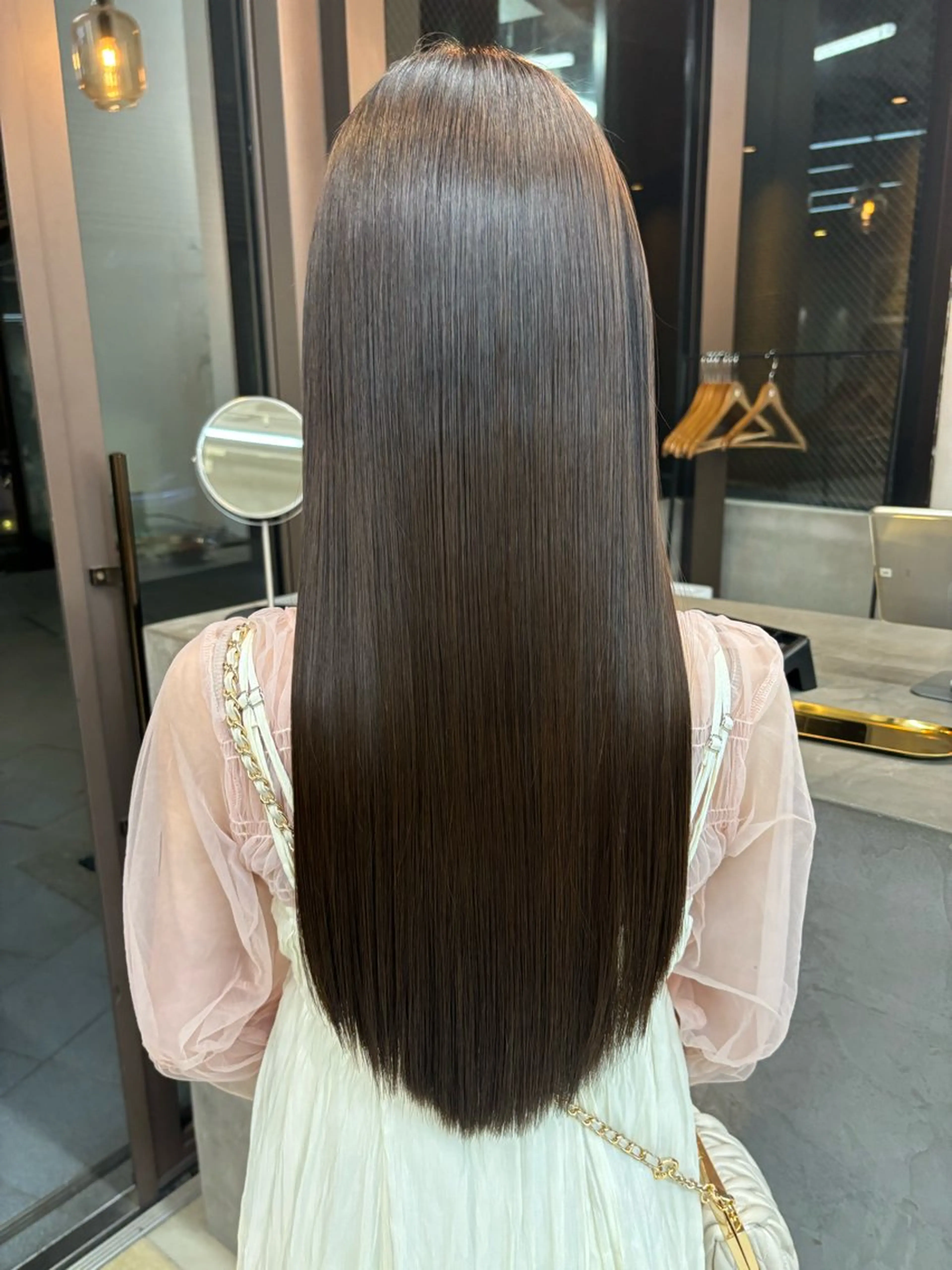 ロング 髪質改善 トリートメント トリートメント 艶髪ストレート/ 理美容師/ショウキのヘアスタイル