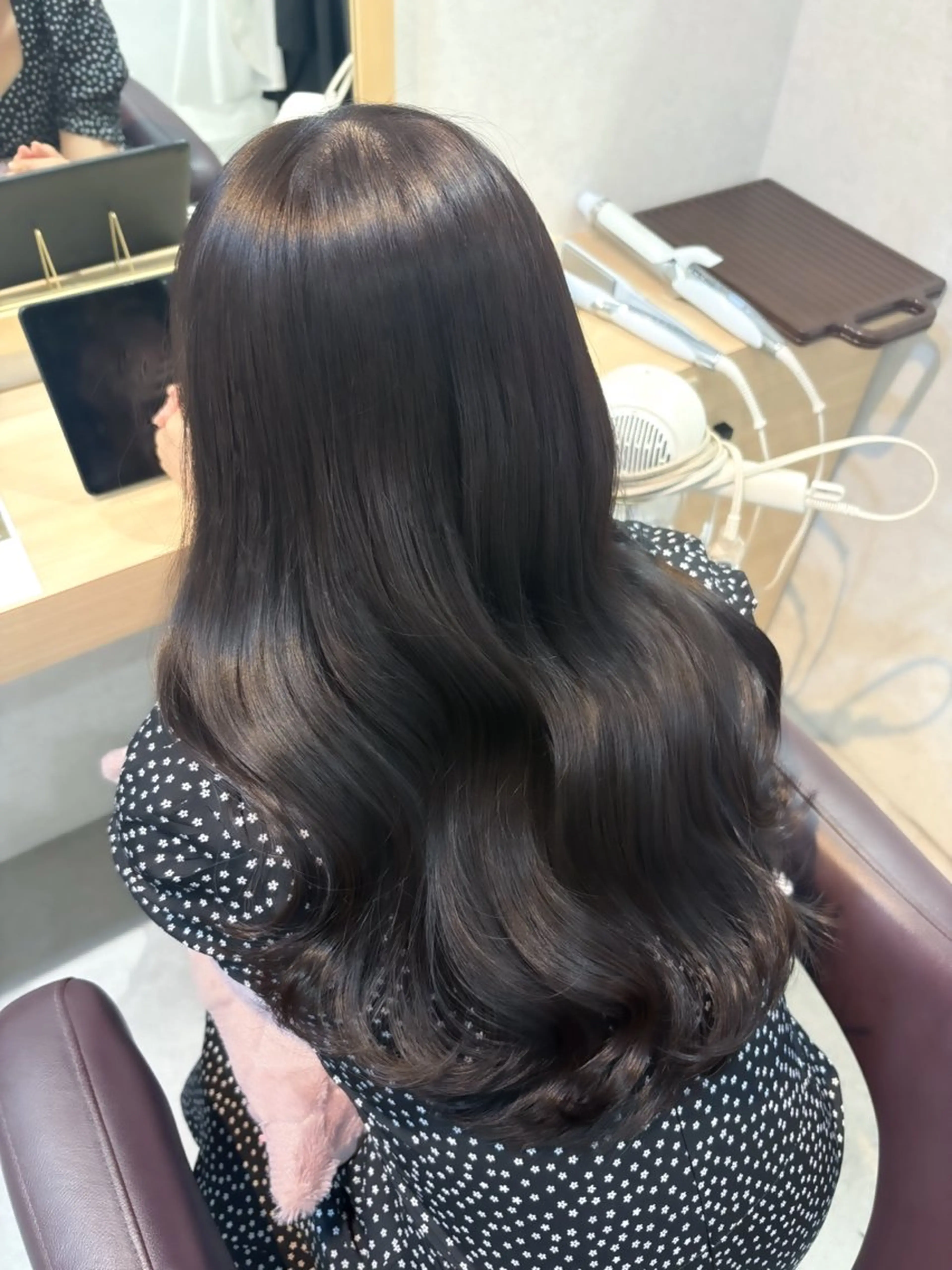 ロング カラー カット ヘアカラー トリートメント ブラウンカラー 🫧tomoka🫧のヘアスタイル