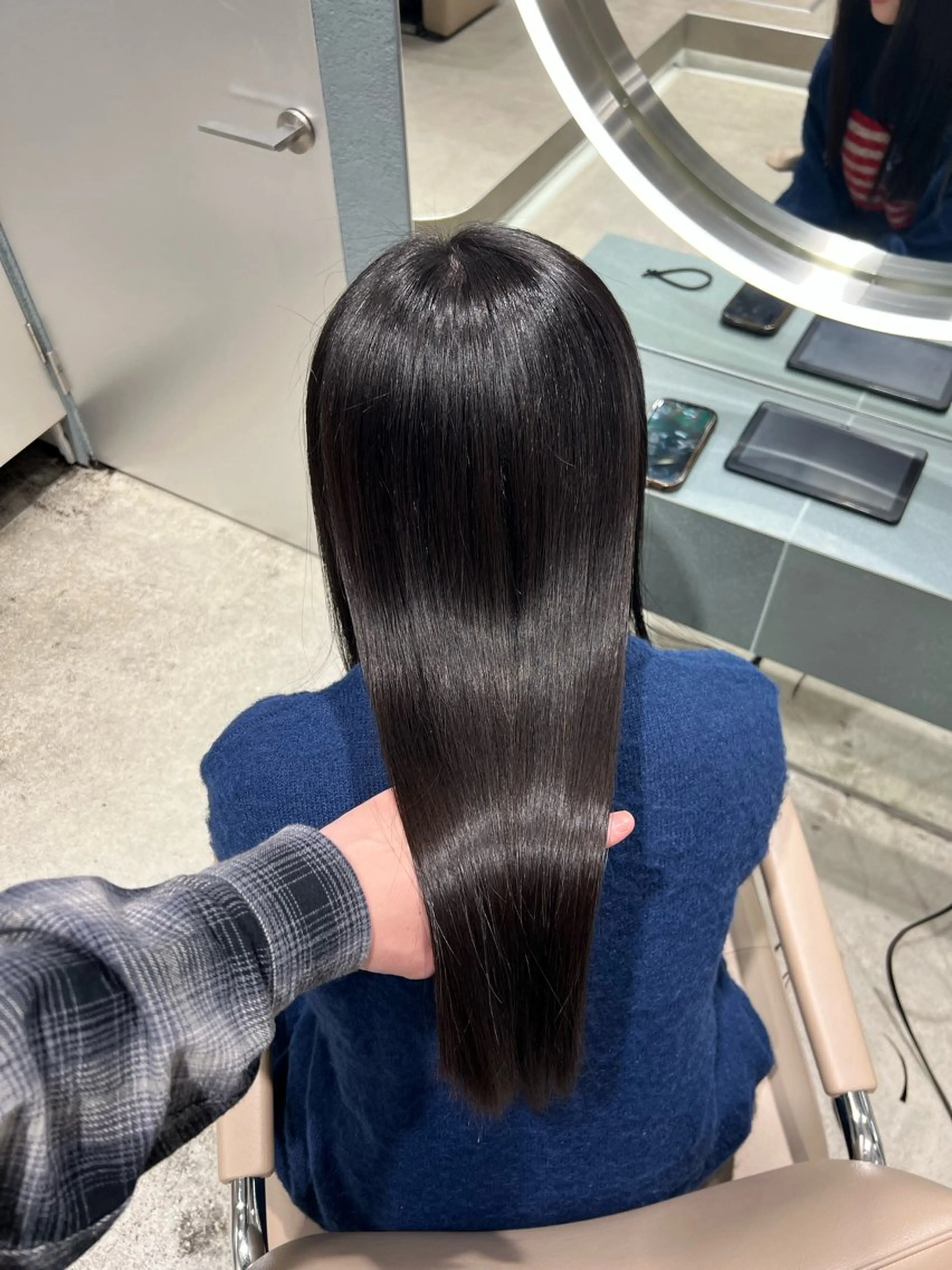 ミディアム カラー ✨髪質改善 縮毛矯正 艶髪 立川 コウキ✨のヘアスタイル