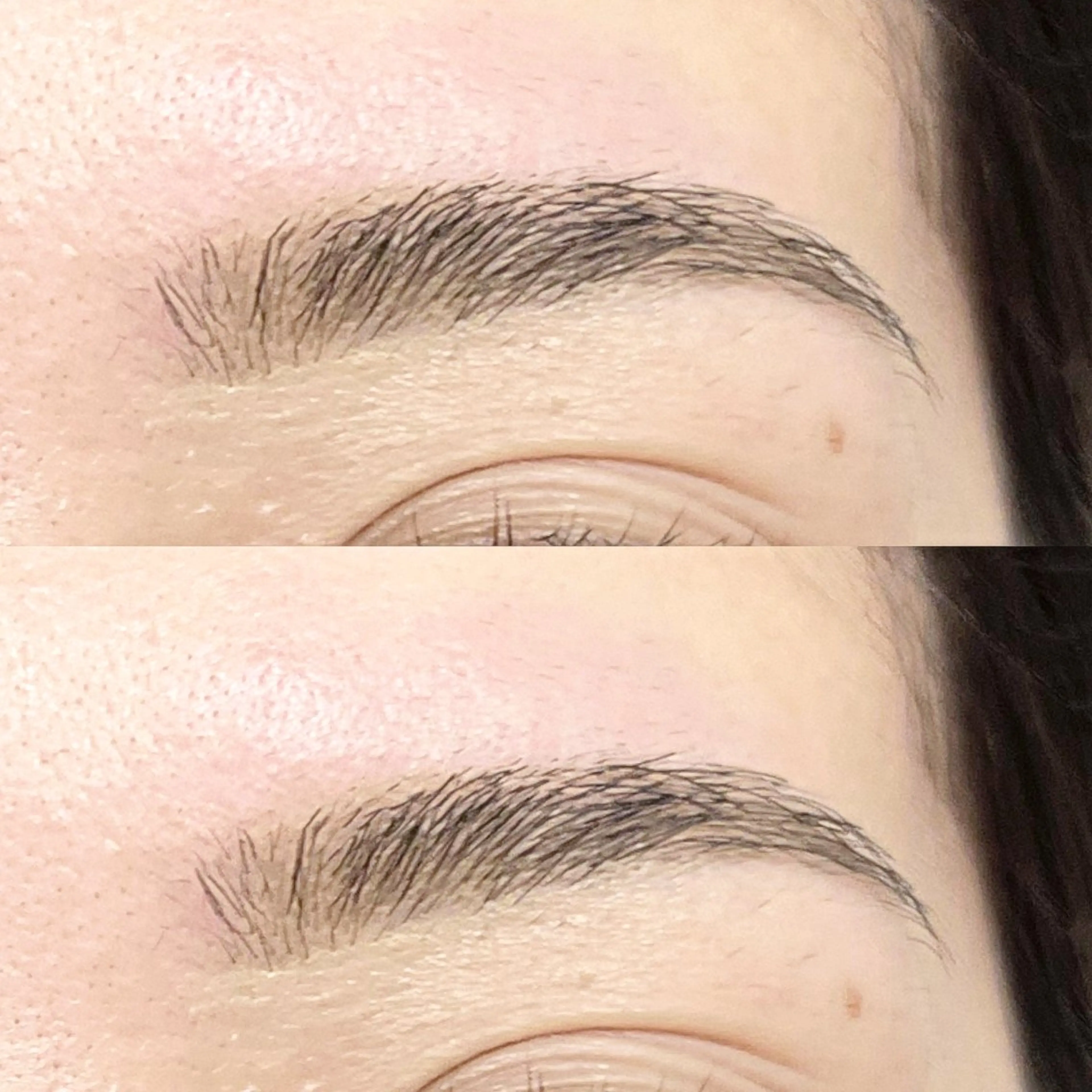 アイブロウWAX脱毛✨（メイクなし）メンズの予約OK👦🏼♡ 間引きメニューは➕500円の写真