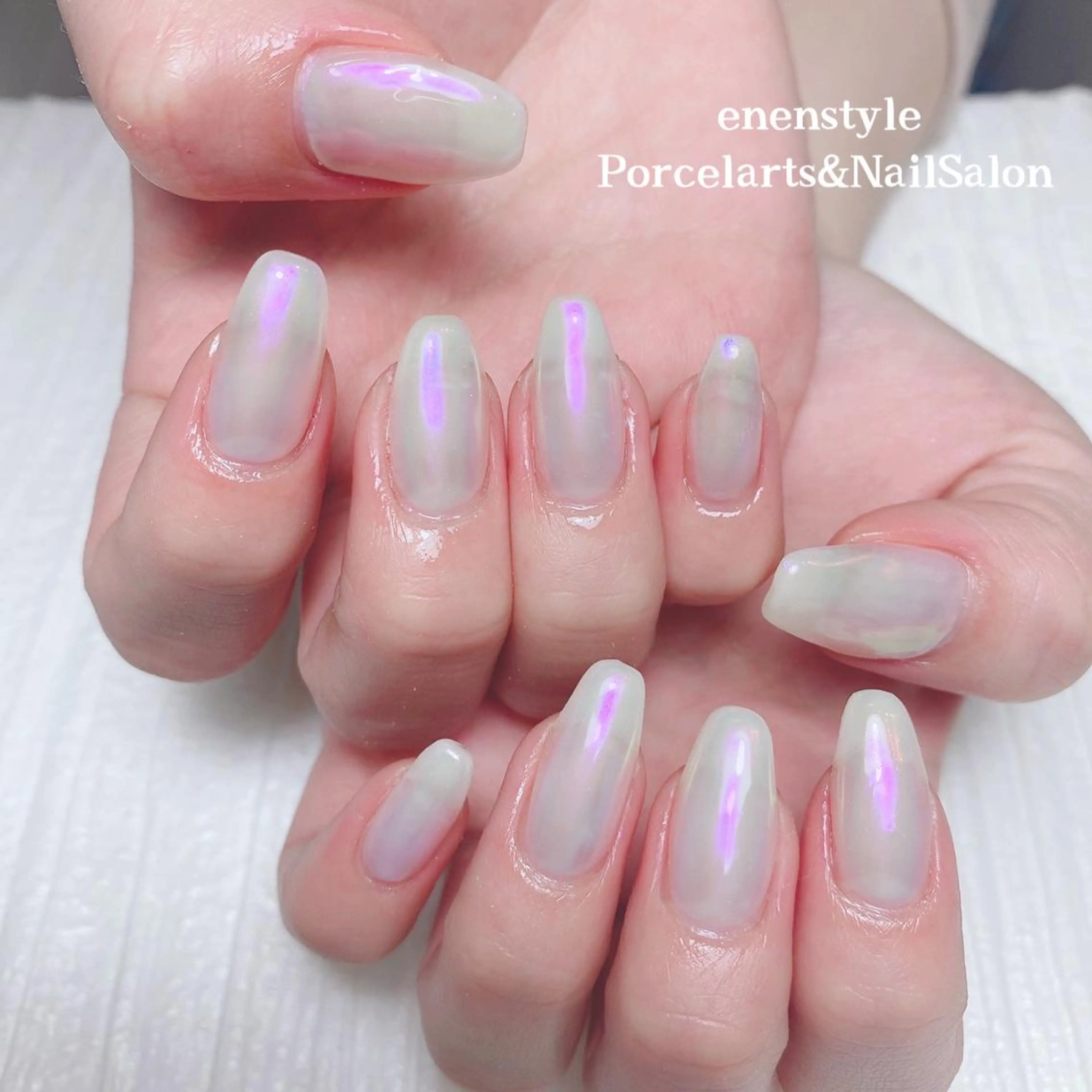 ミディアム ネイル 👑enen style👑のネイルデザイン