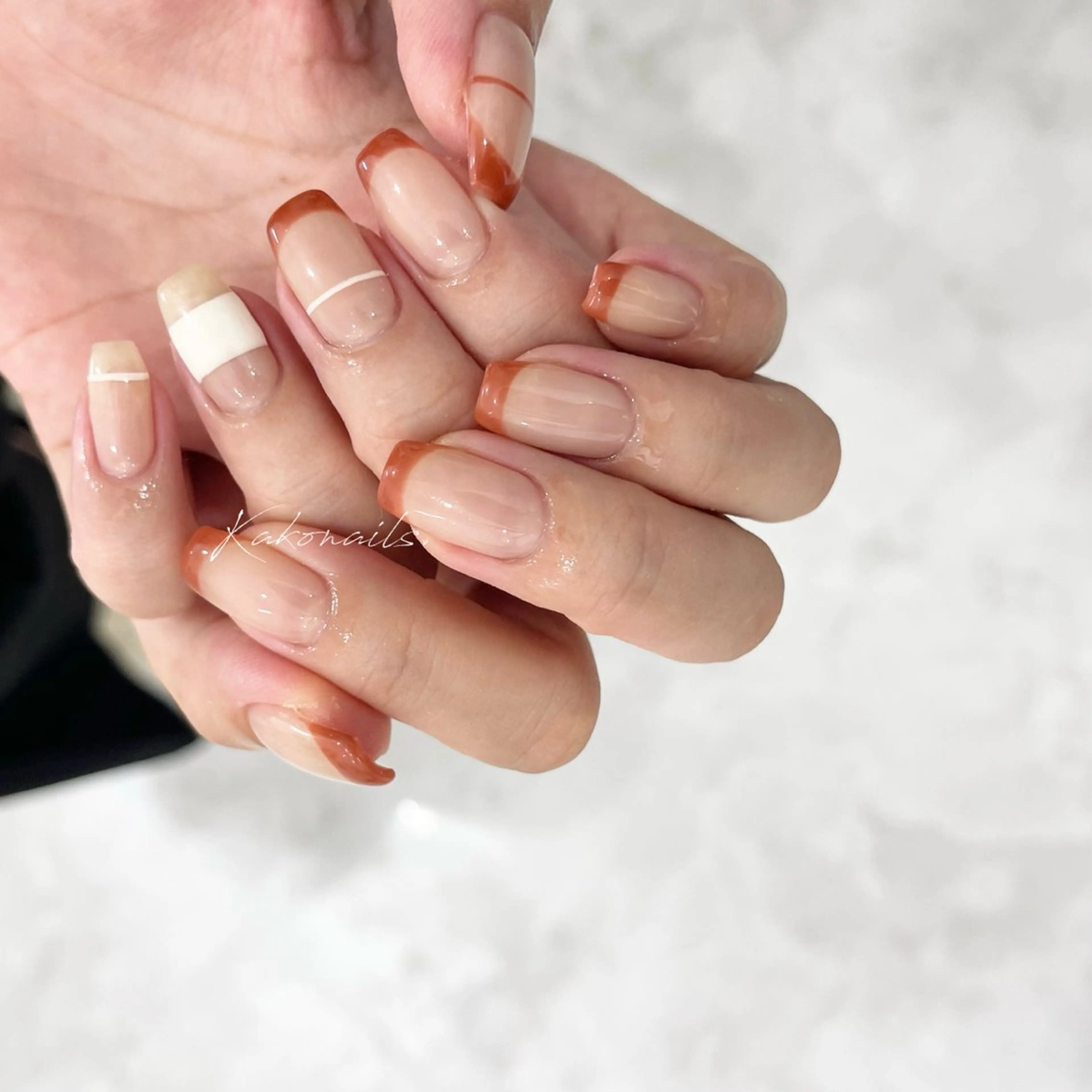 ネイル ハンドネイル フットネイル KAKO momo京橋のネイルデザイン