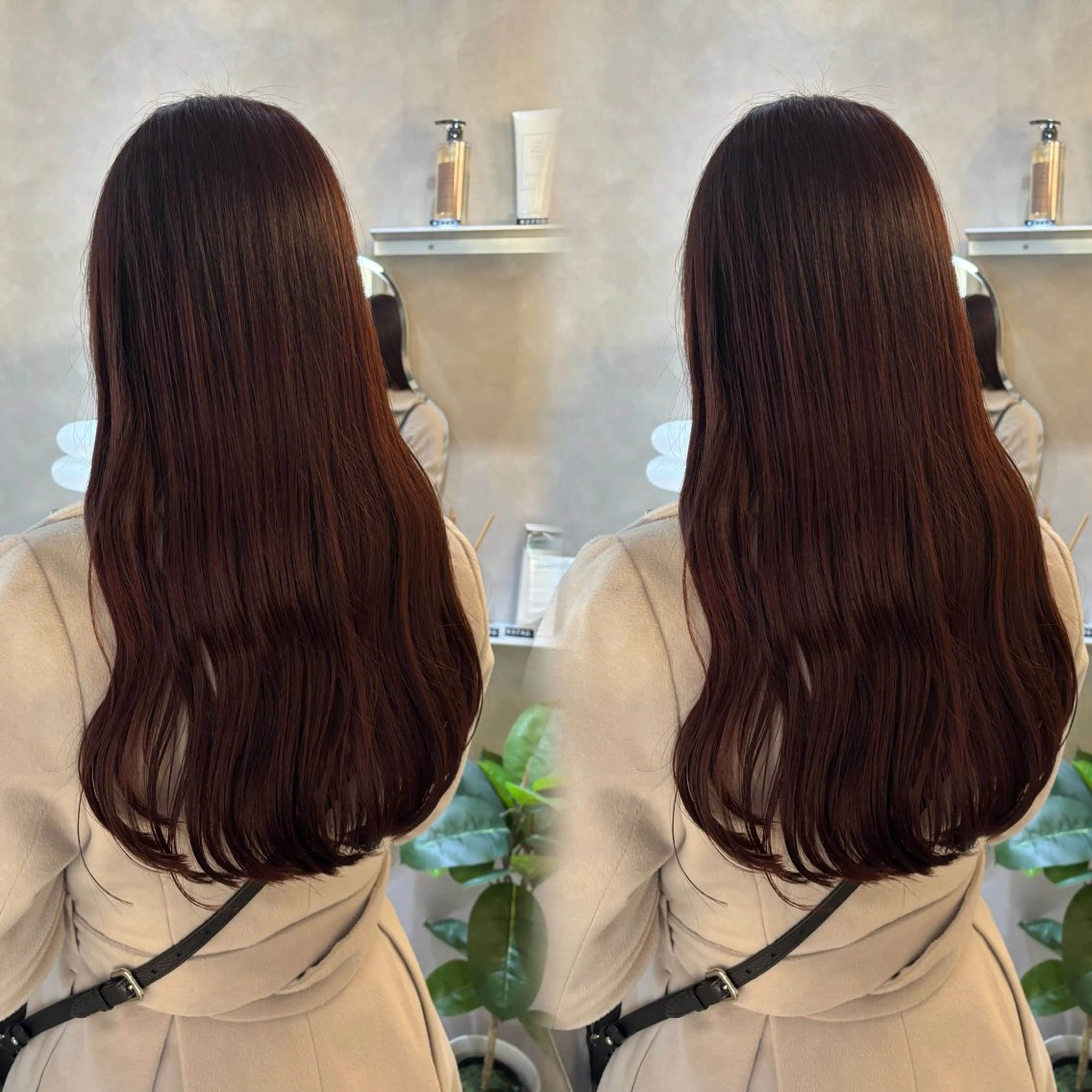 セミロング カラー ヘアカラー 🎀レイヤー×透明感 カラー🎀Ayanoのヘアスタイル