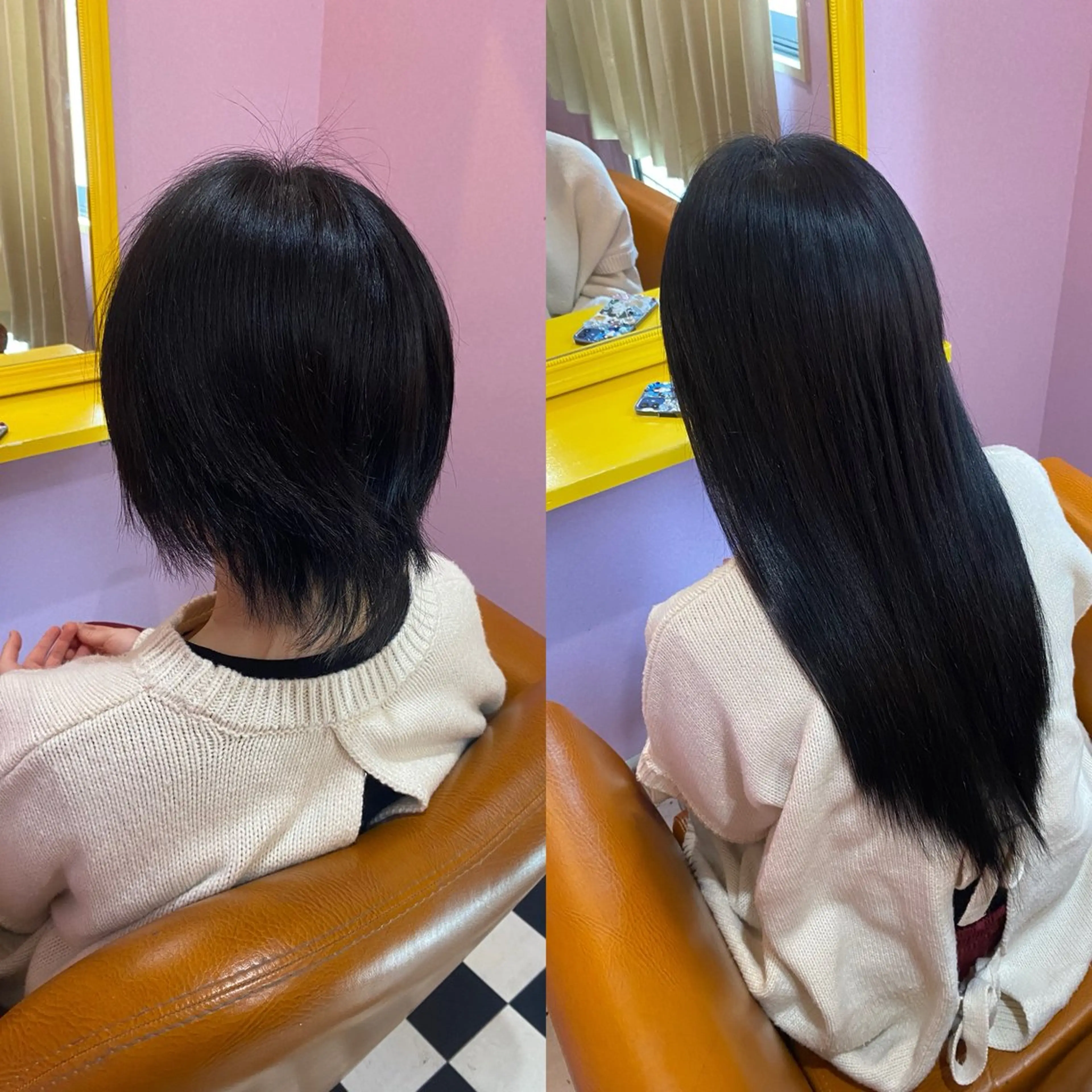 ショート チビ編み込みエクステ どぅ〜す/YUIのヘアスタイル