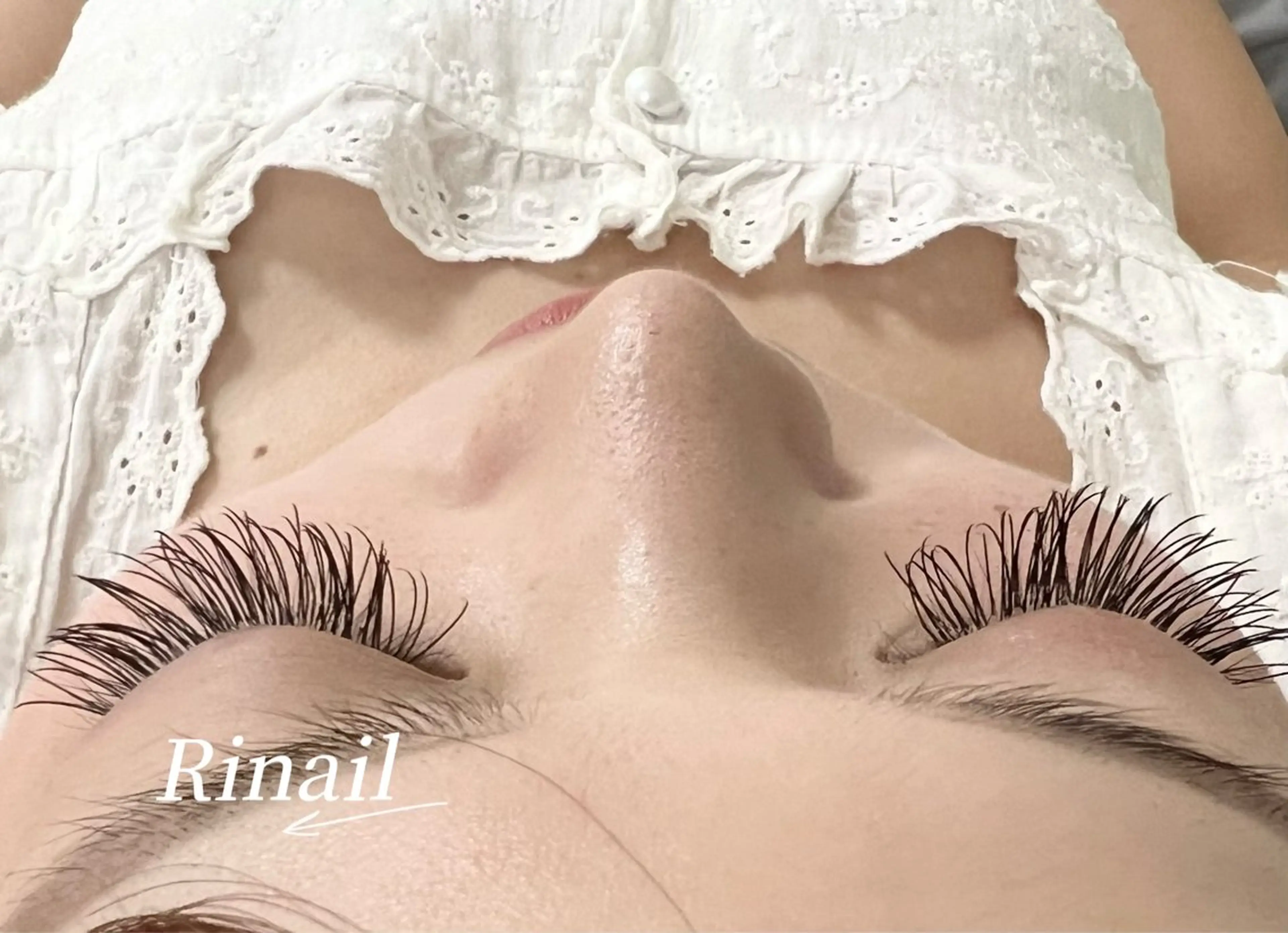 マツエク・マツパ バインドロック フラットラッシュ ナチュラル パリジェンヌラッシュリフト まつげパーマ YK Rinのネイルデザイン