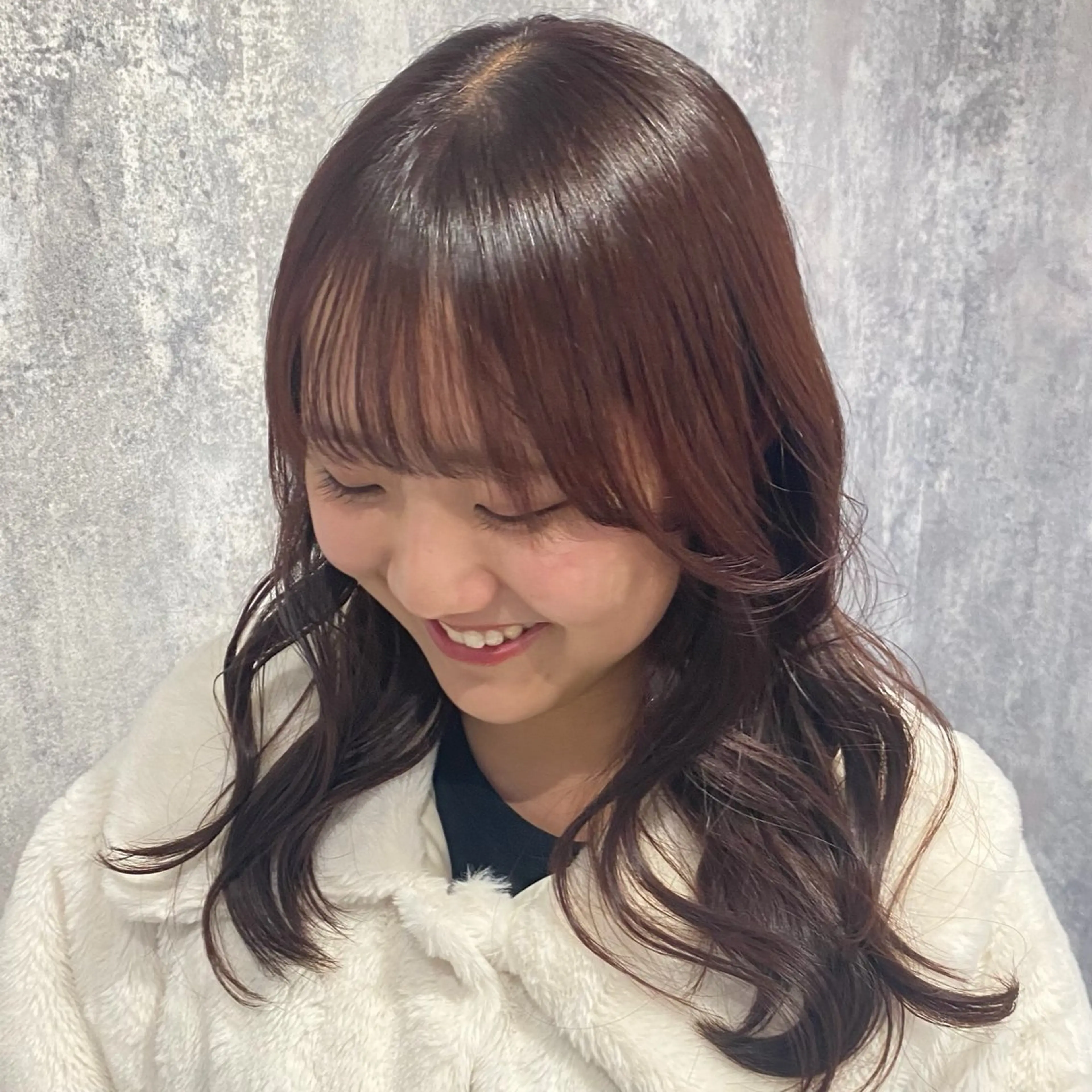 ロング カラー 透明感カラー カット ヘアカラー トリートメント shiori/透明感 /顔周り/髪質改善のヘアスタイル