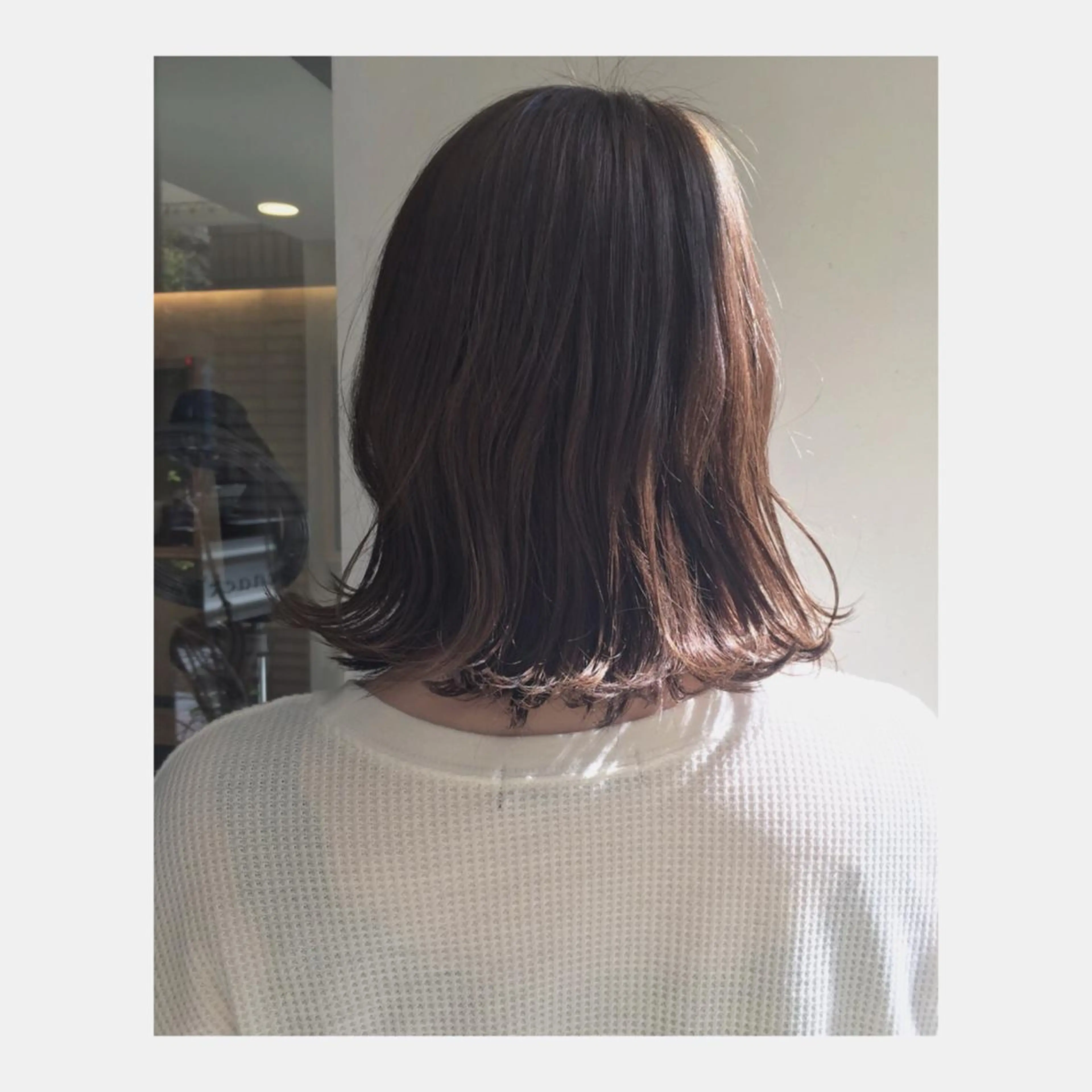 ミディアム 外国人風カラー 近藤 麻紀のヘアスタイル