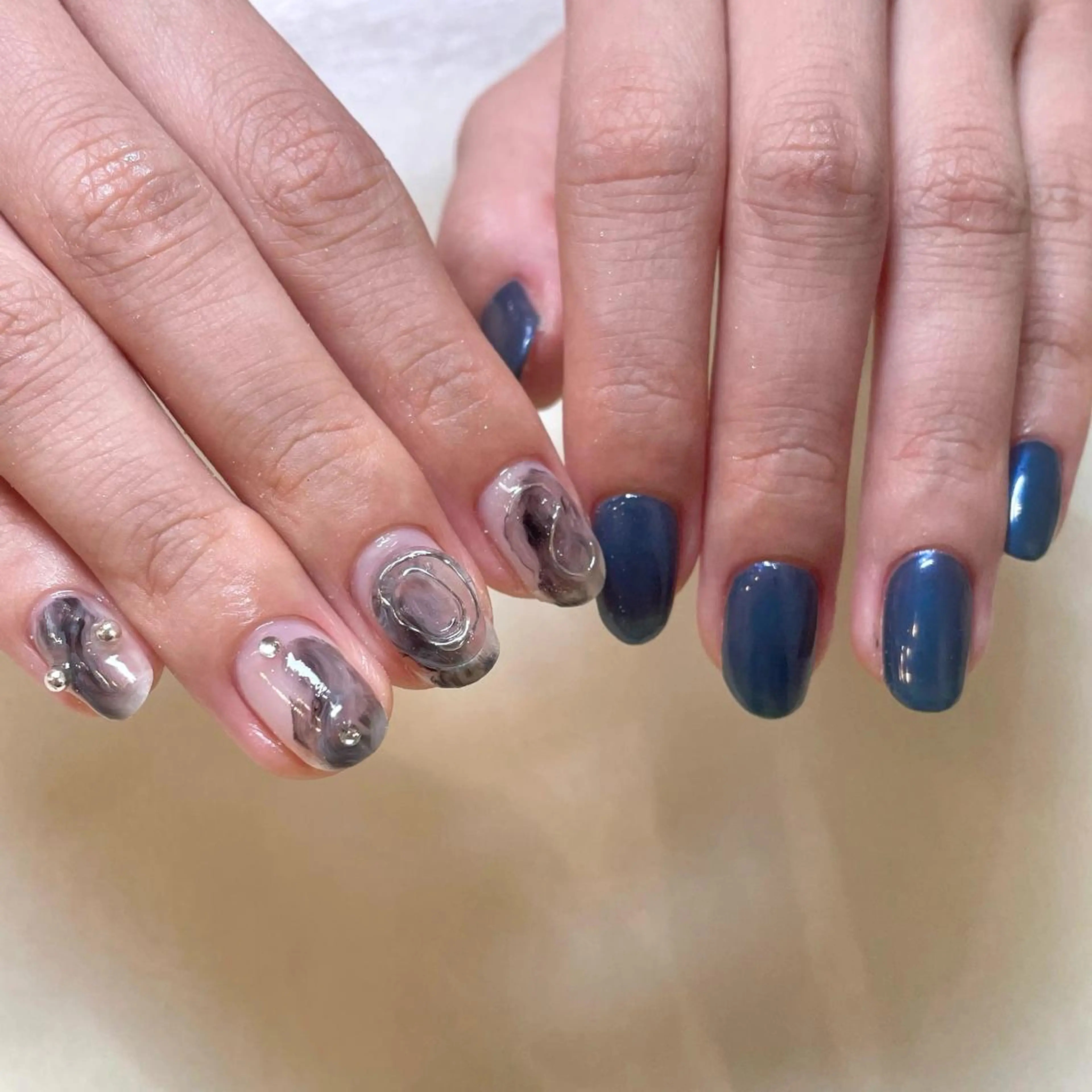 ネイル ハンドネイル 新井 ひなののネイルデザイン