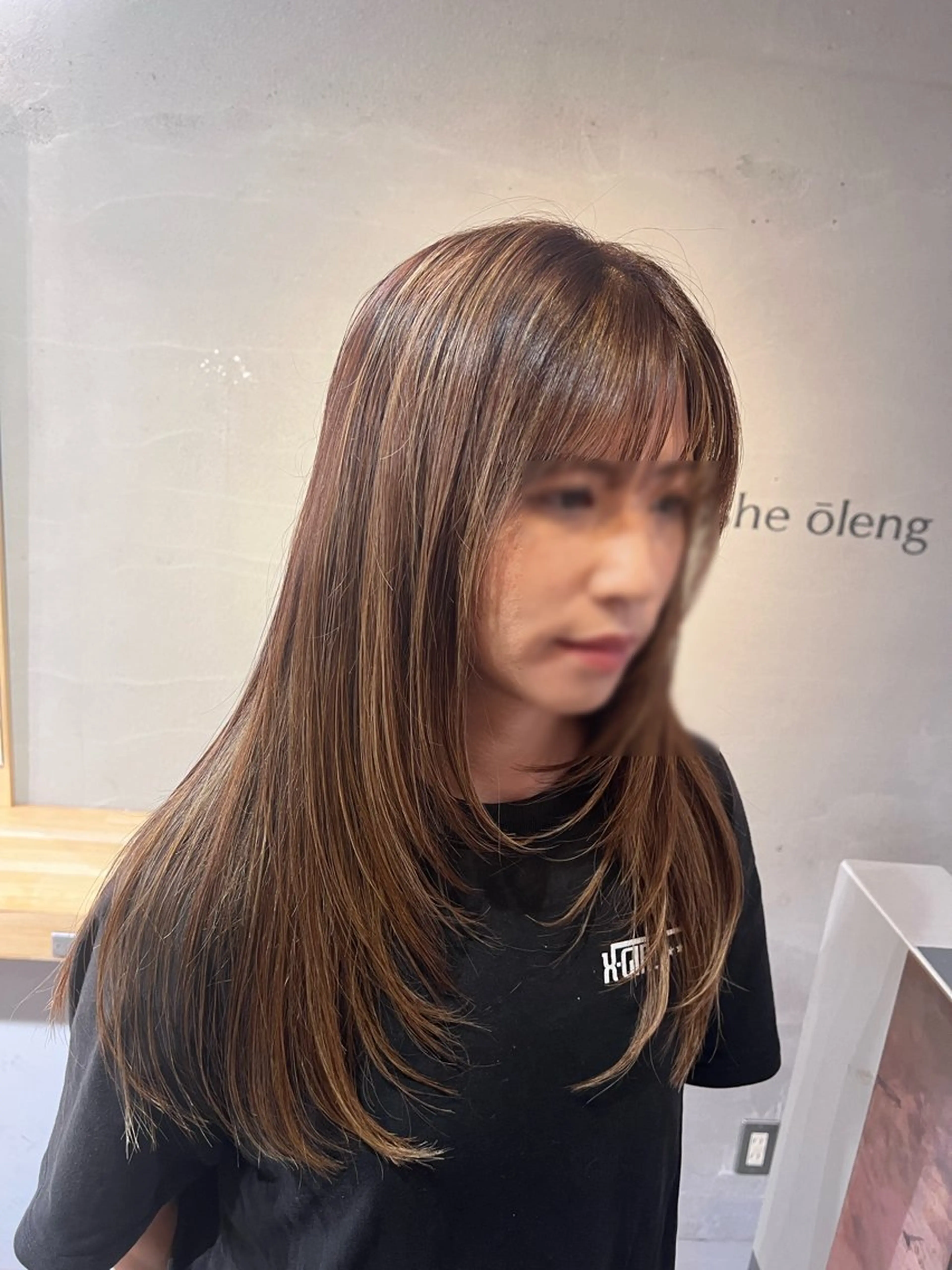 ロング Ashe　oleng所属・オモヤ ウタノのヘアスタイル