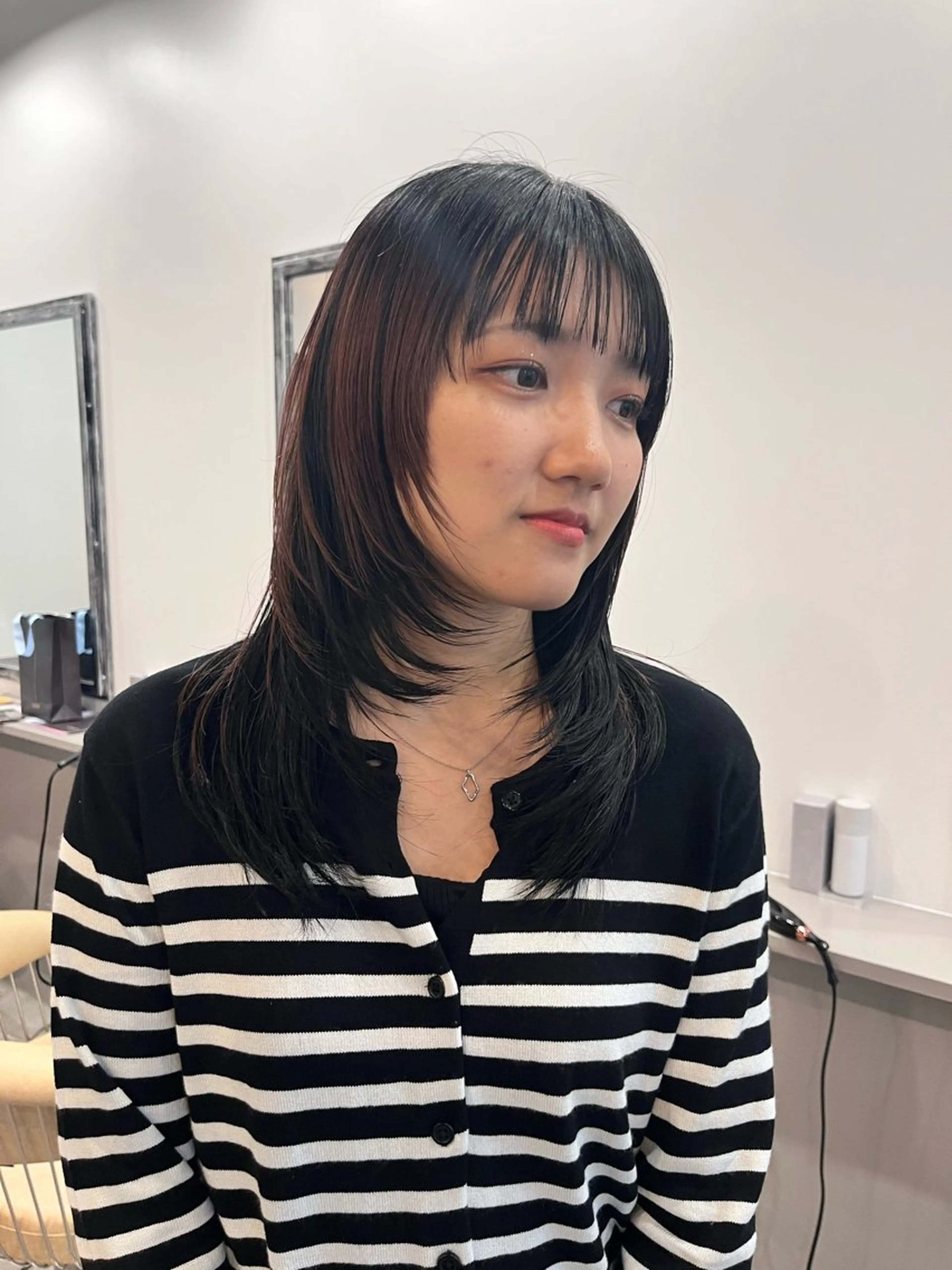 【定番メニュー💫困ったらこれ🩵】似合わせカット+透明感カラー🍃¥10000の写真