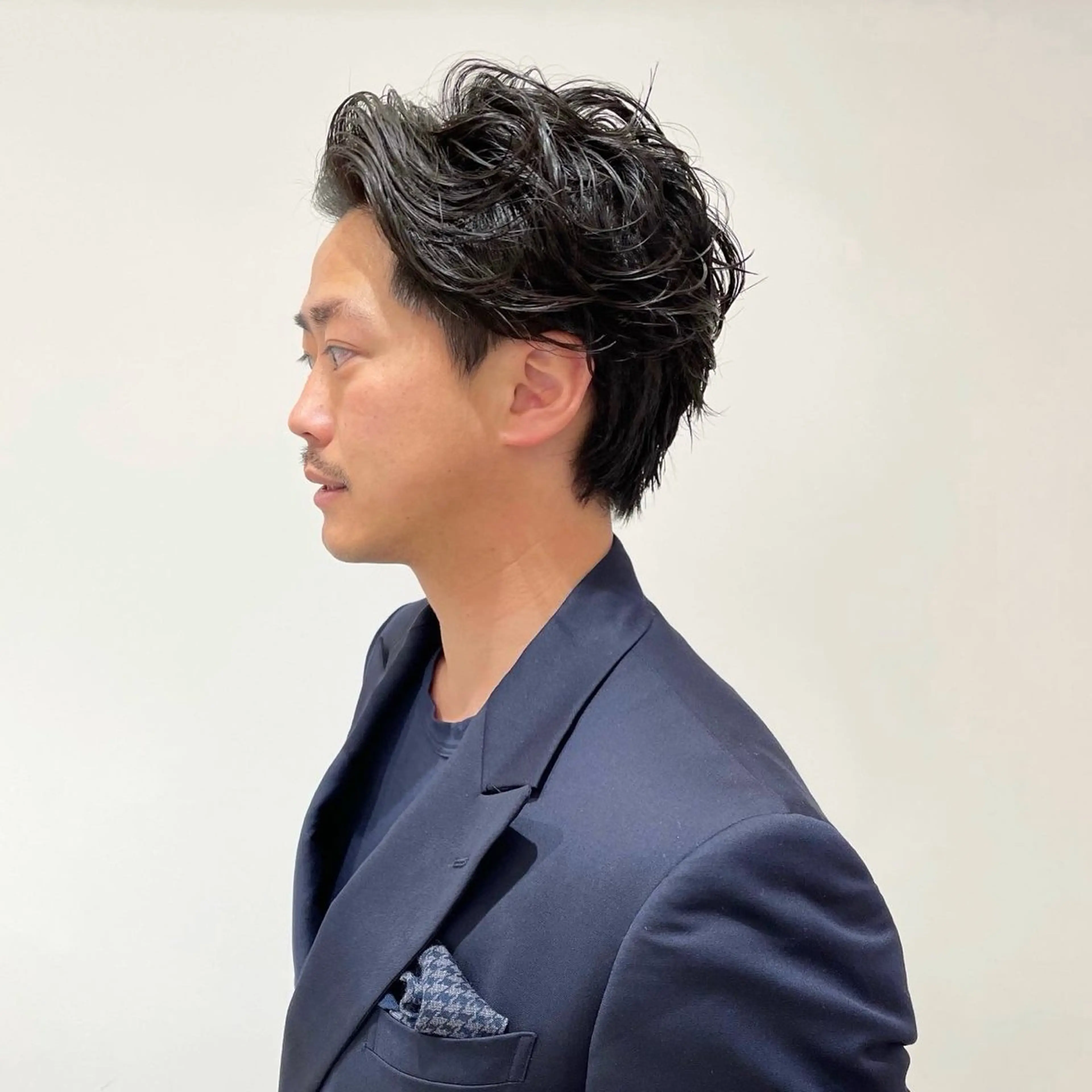 ショート パーマ メンズ ビジネス メンズパーマ メンズショート ショートヘア カット パーマ 堀江将太朗/恵比寿/ メンズカットのヘアスタイル