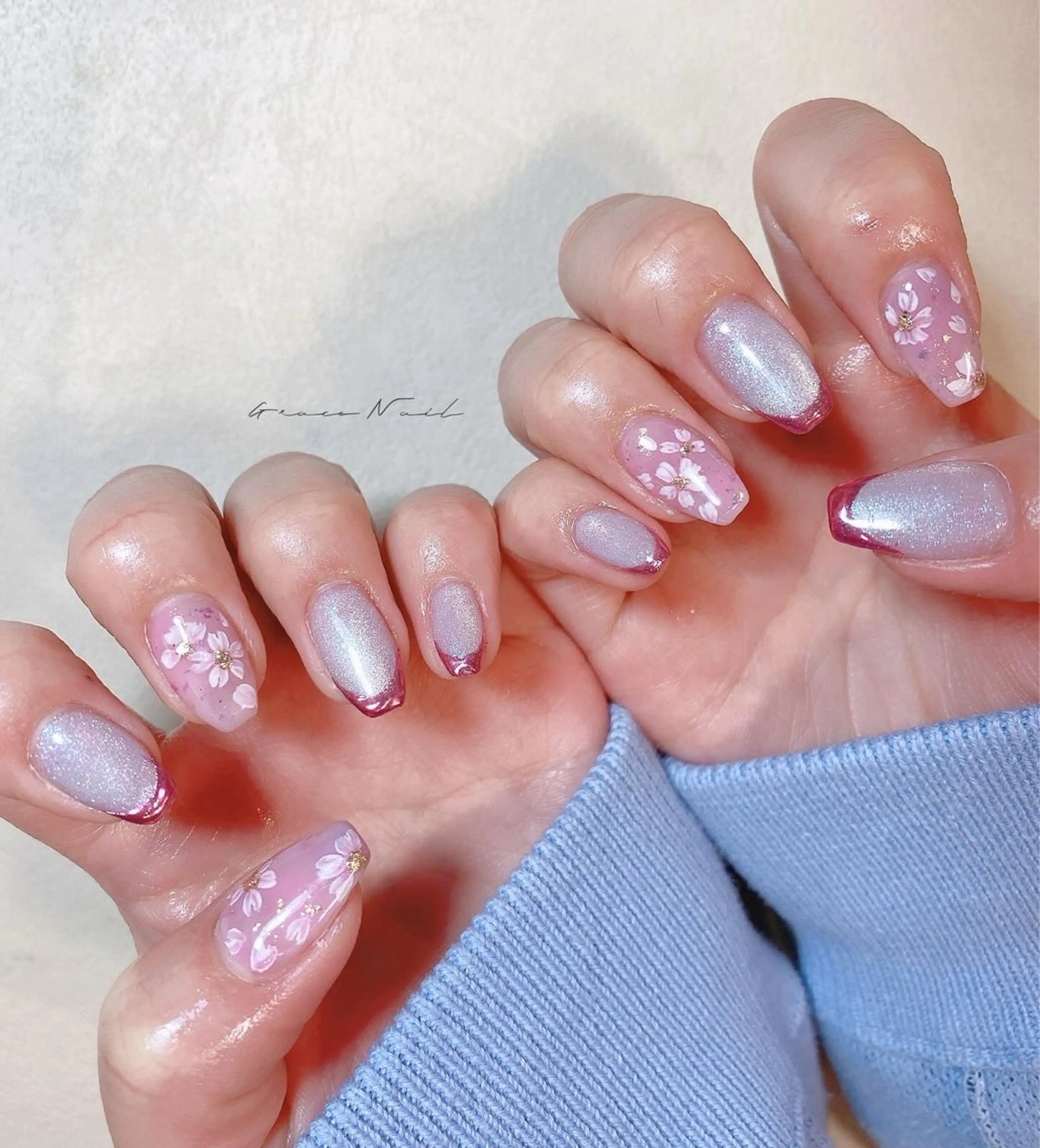 ネイル ハンドネイル ☆*｡Grace Nail｡*☆のネイルデザイン