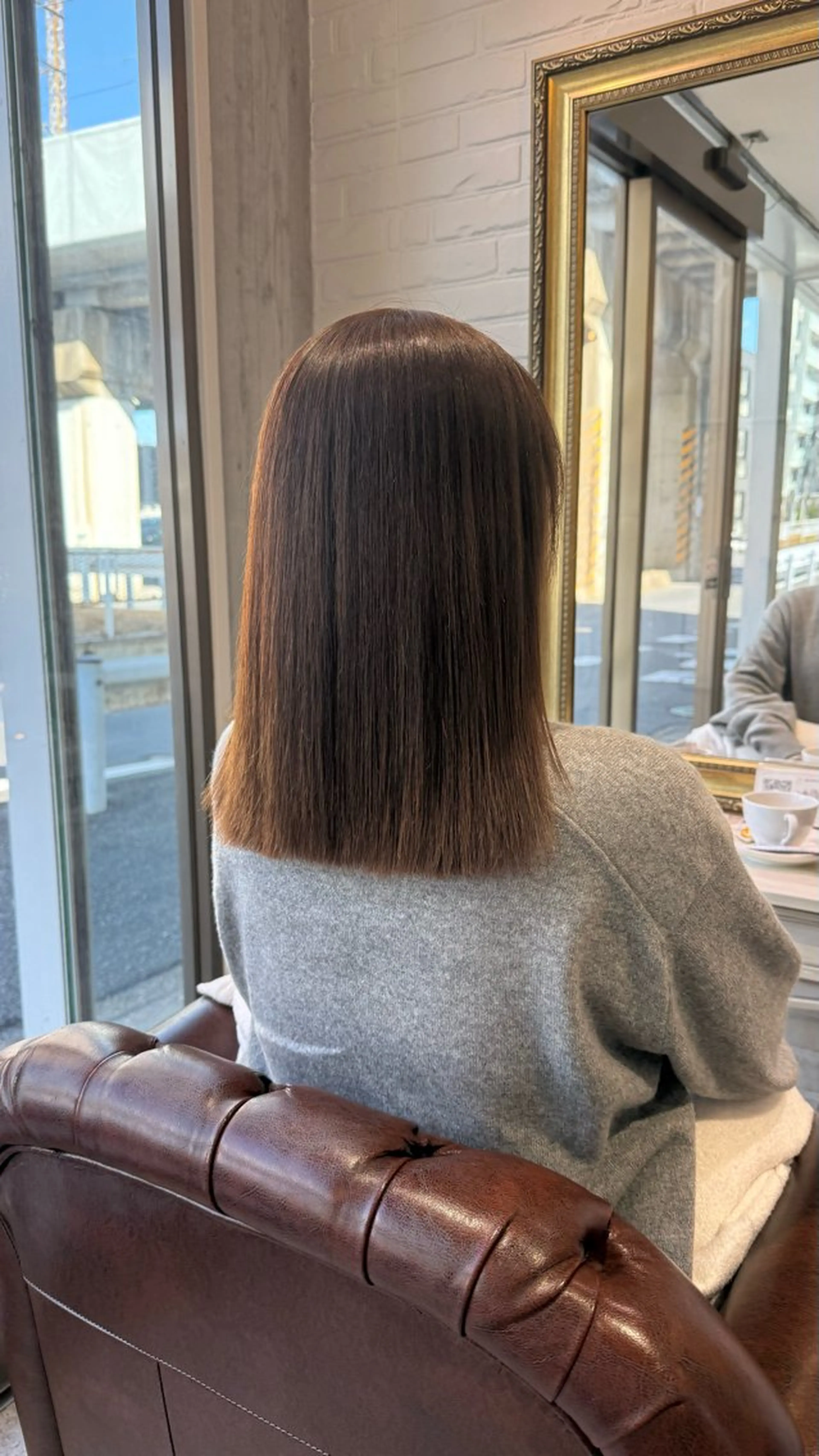 ミディアム 縮毛矯正 🎀RUI/髪質改善 /美髪矯正/艶カラーのヘアスタイル