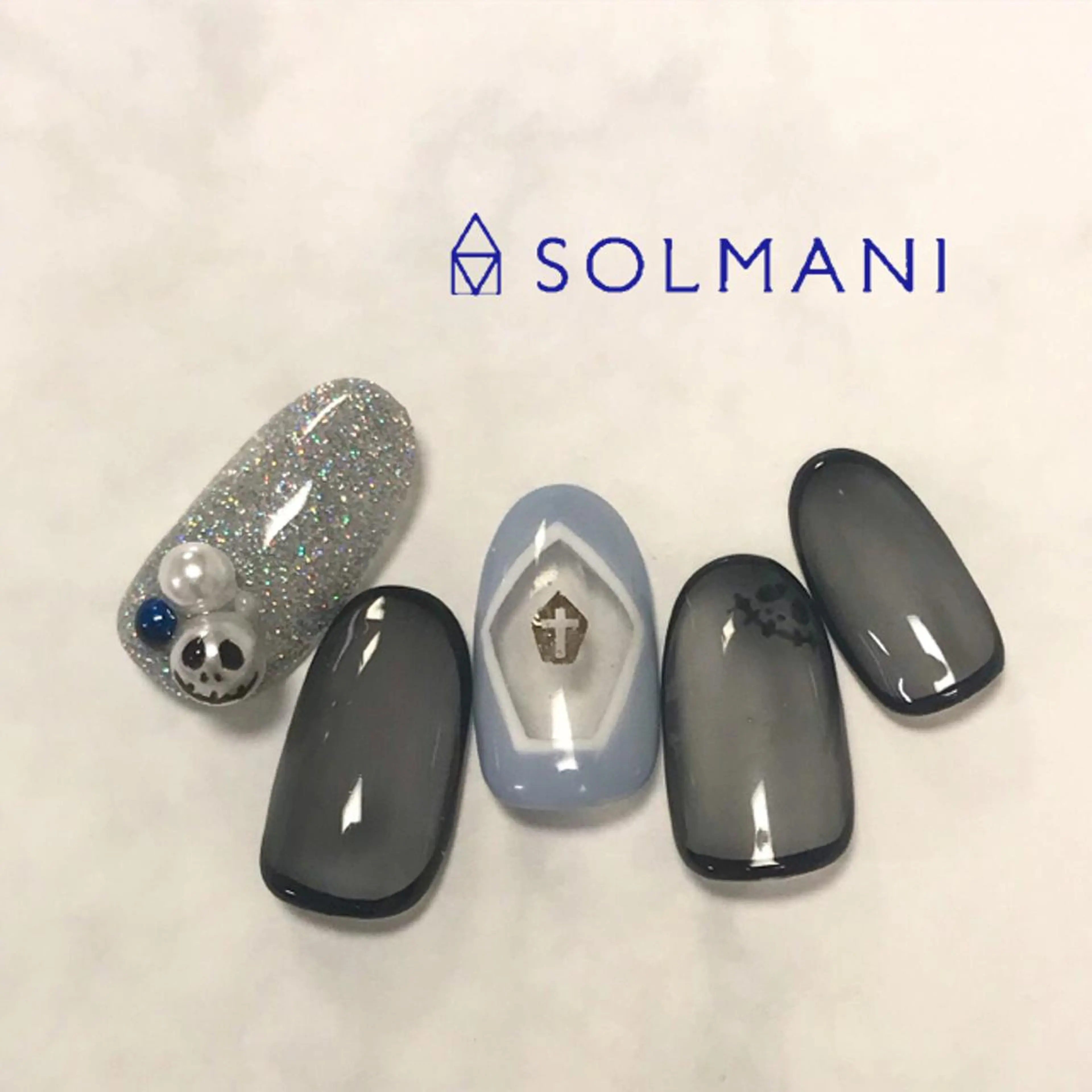 ネイル ハロウィン SOLMANI 予約担当のネイルデザイン