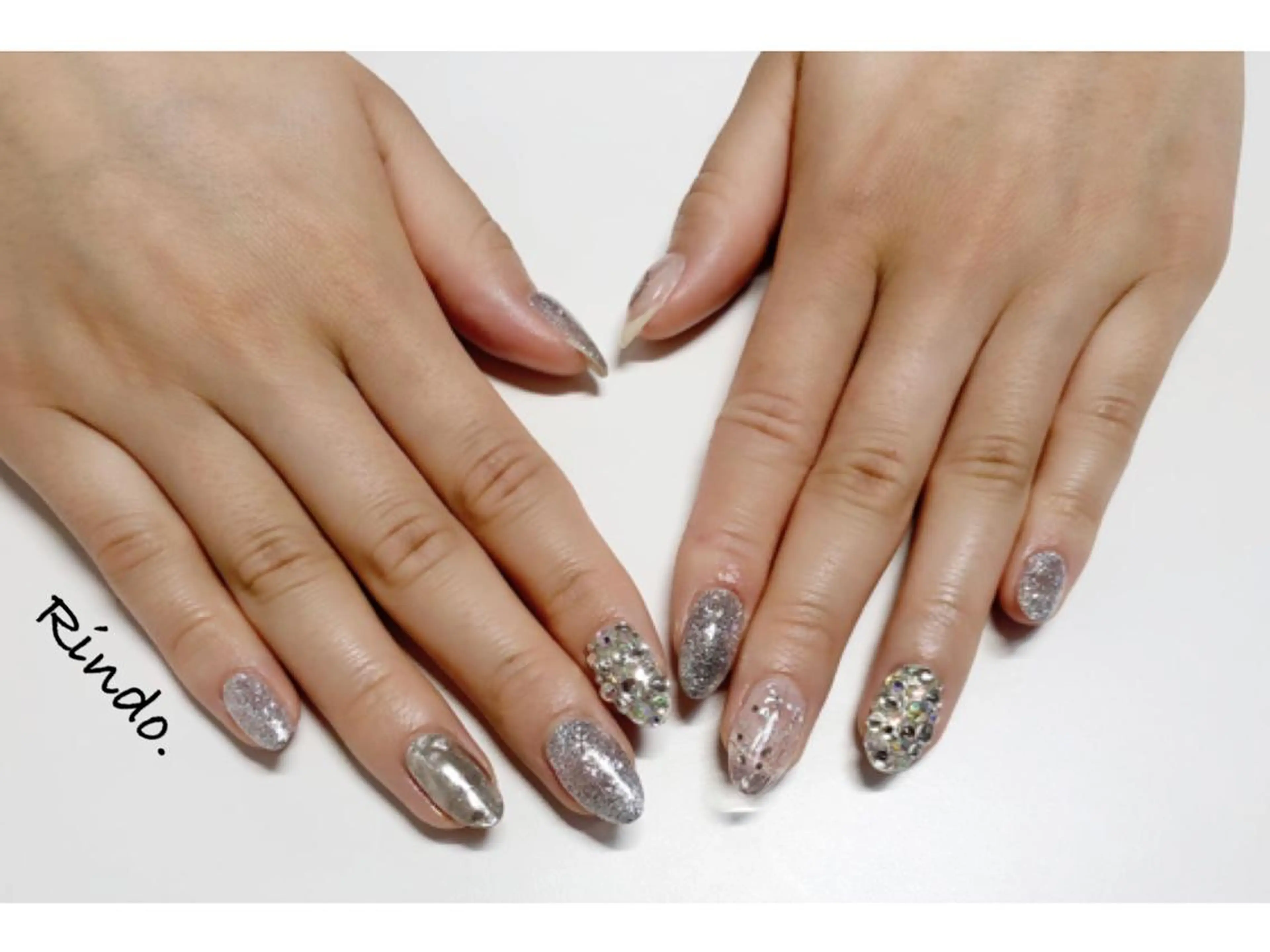 ネイル シルバー ハンドネイル Rindo.ネイル ♡耳つぼジュエリーのその他イメージ