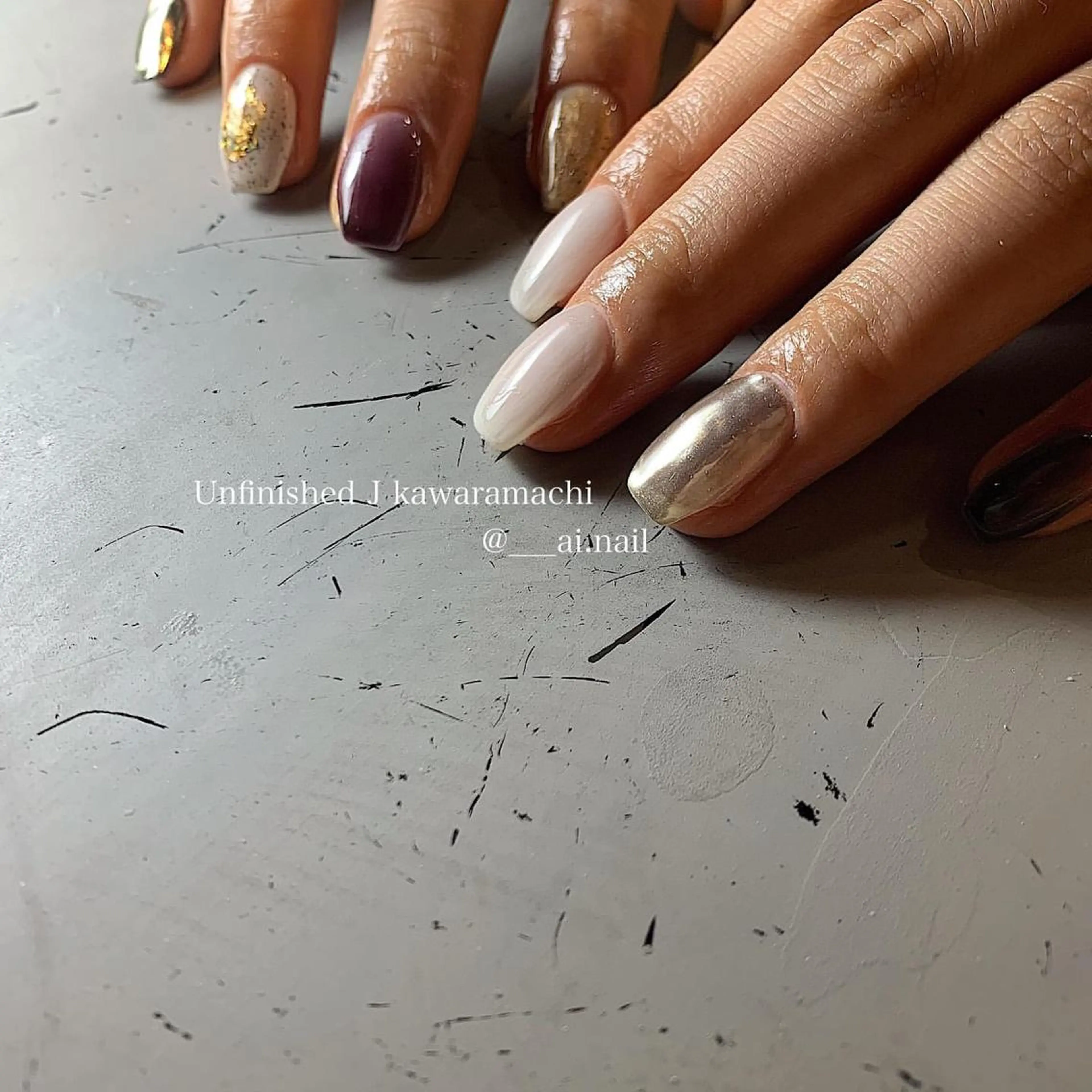 ネイル ハンドネイル 🍃伏見 / soL nail / aiのネイルデザイン