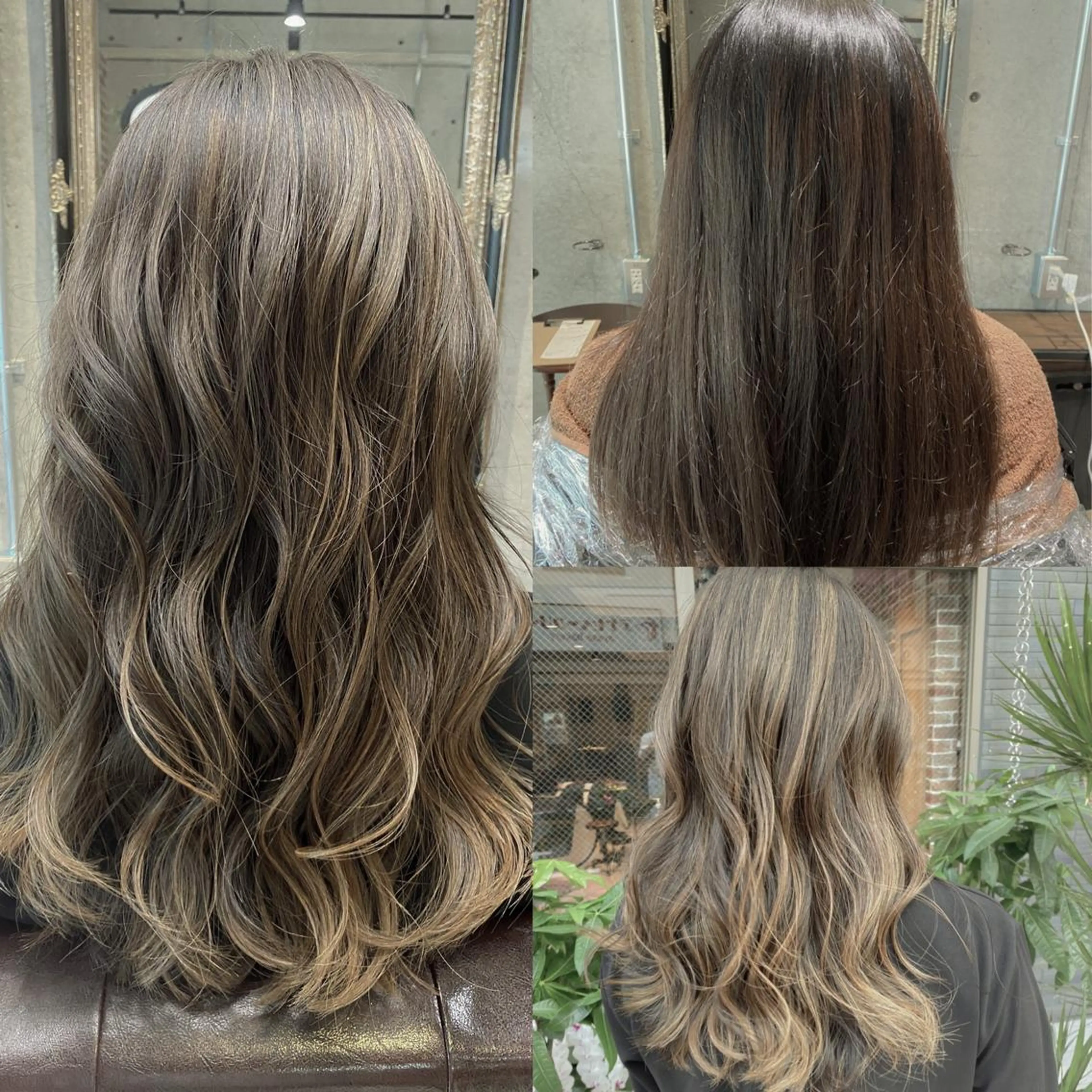 セミロング カラー バレイヤージュ グレージュ レイヤーカット neuk所属・入木田 駿佑のその他イメージ