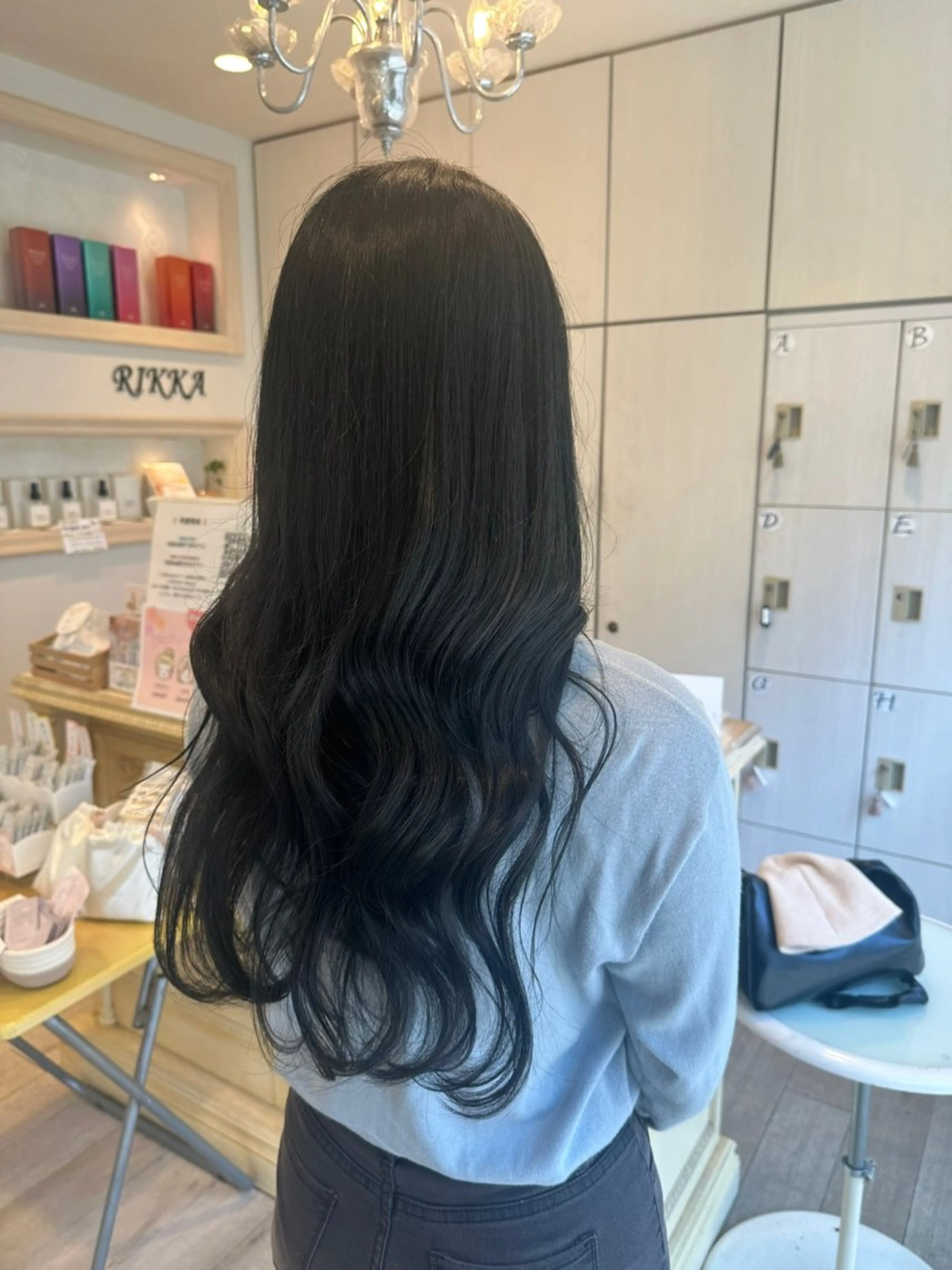 ロング カラー 韓国ヘア/レイヤー 顔周りカット/ユキナのヘアスタイル