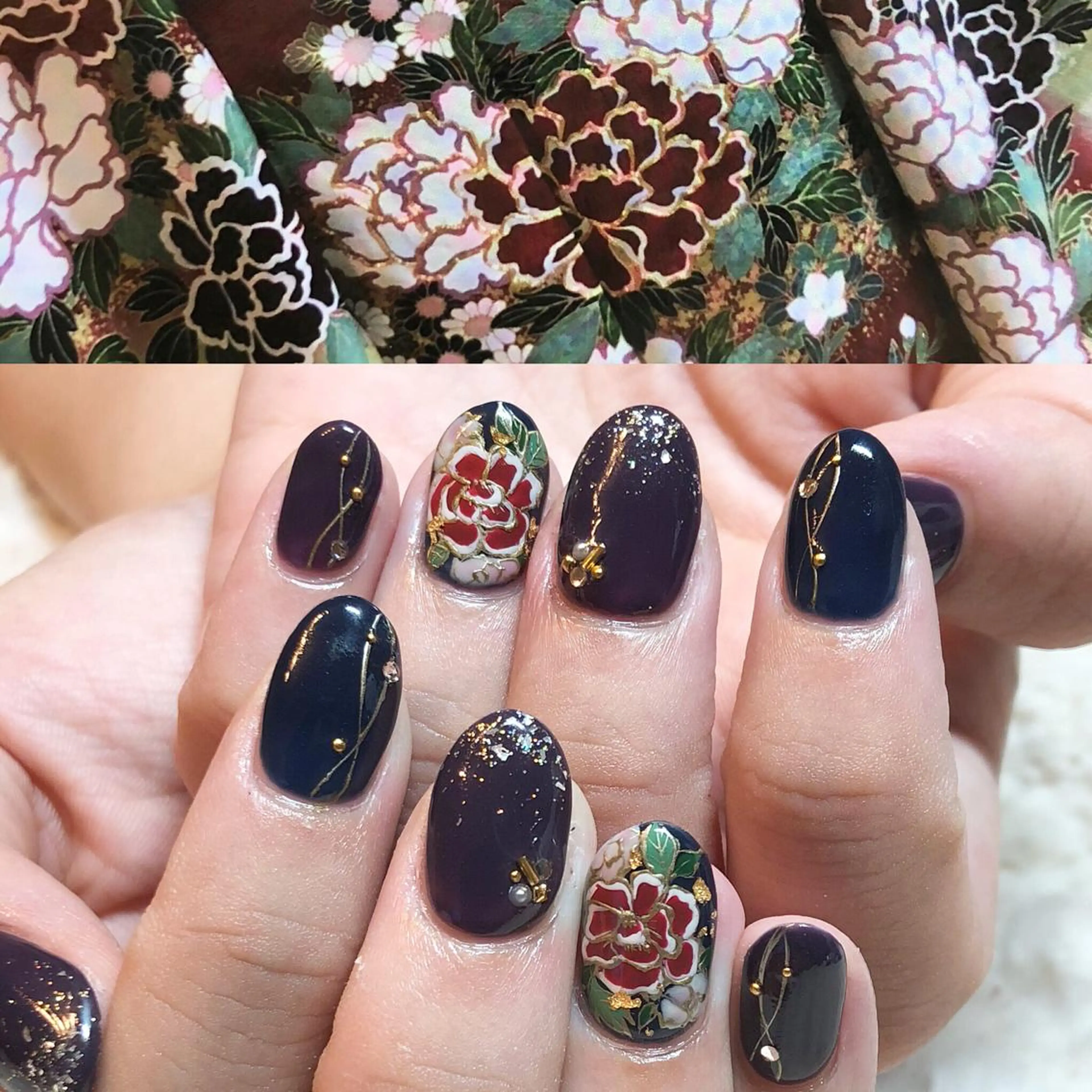 ネイル ジェルネイル 東 千夏のネイルデザイン