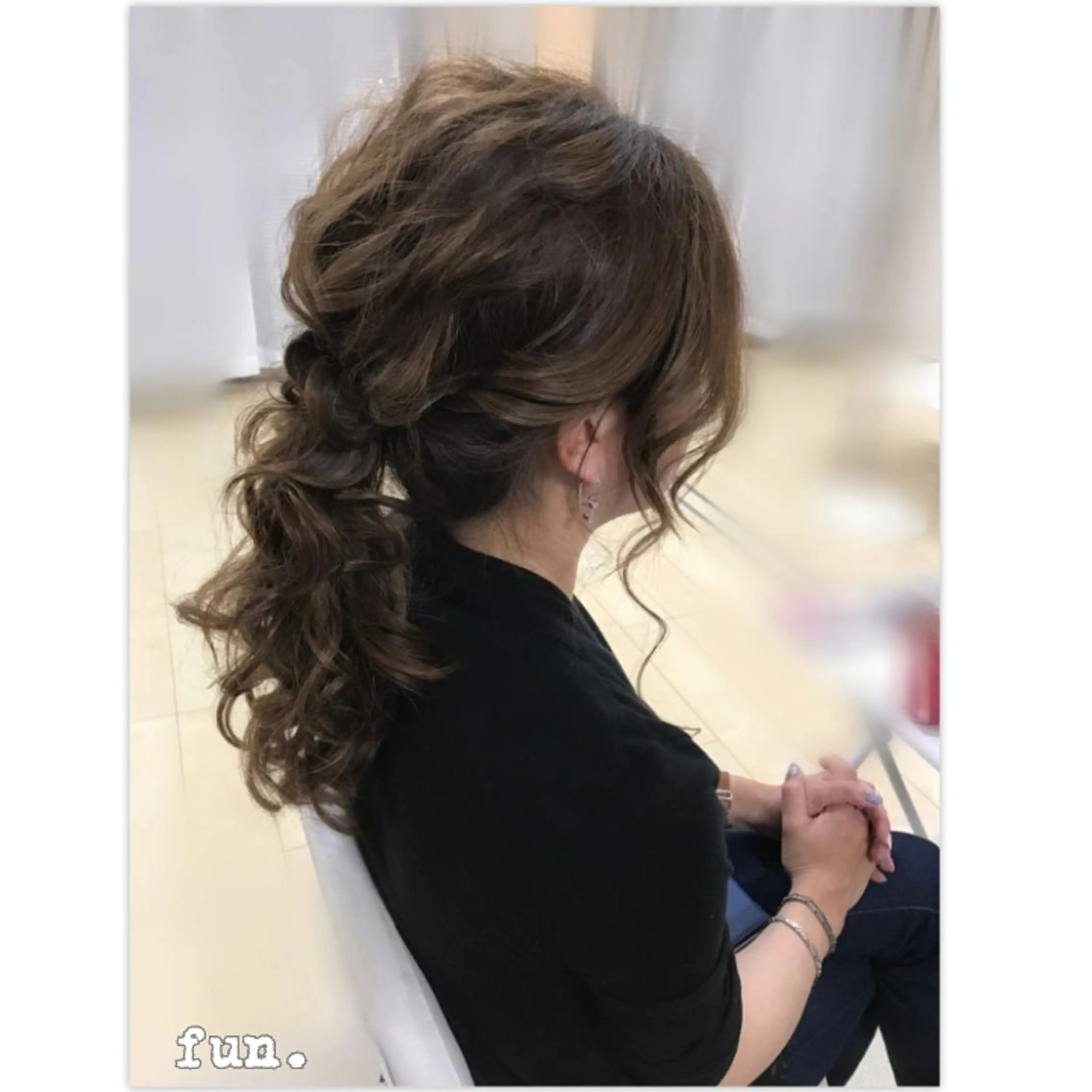 セミロング ヘアアレンジ fun./ヘアセット /エクステ/着付のその他イメージ