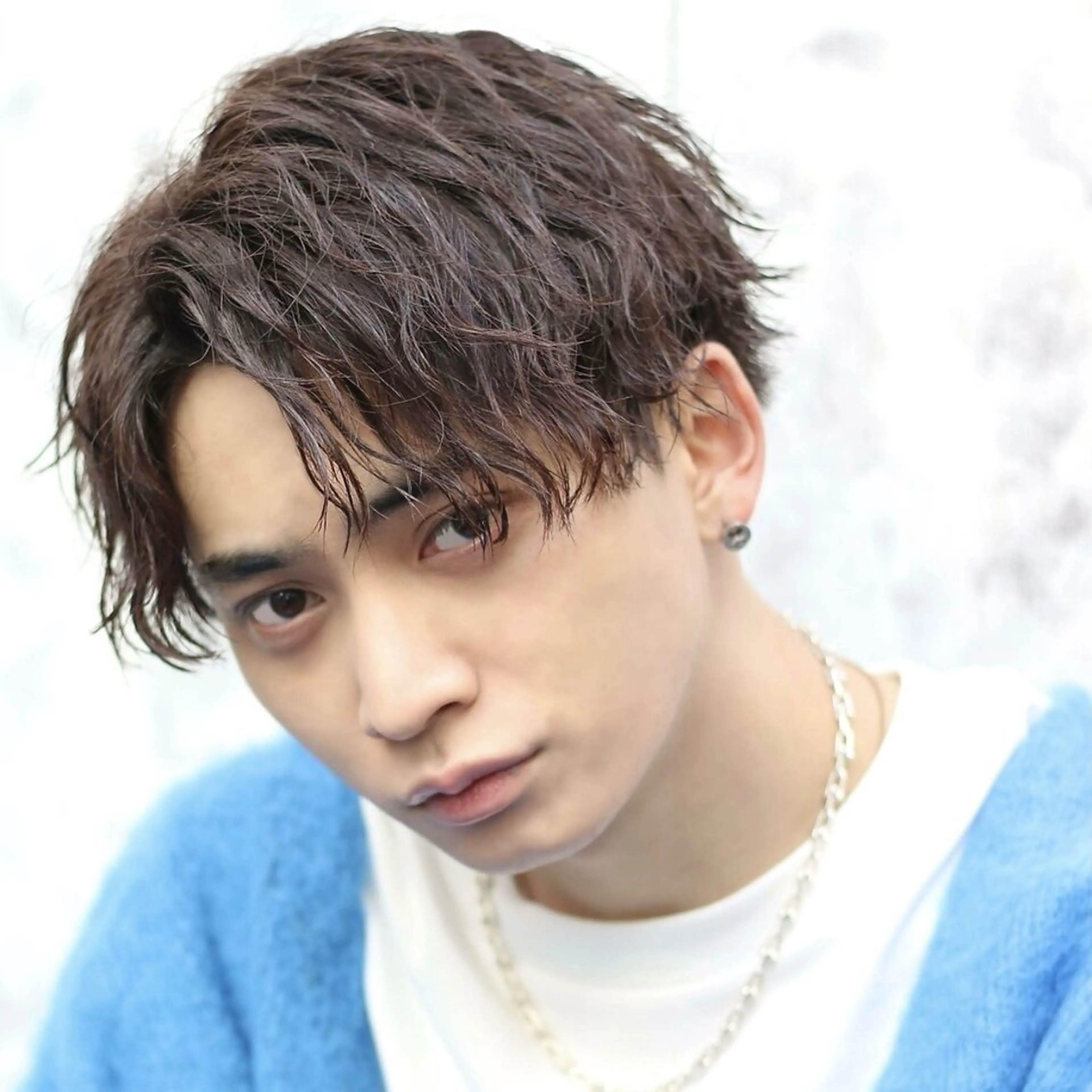 ショート パーマ メンズ メンズパーマ ツイストスパイラルパーマ スパイラルパーマ カット パーマ メンズ特化カットパー マカラー坂田柊のヘアスタイル