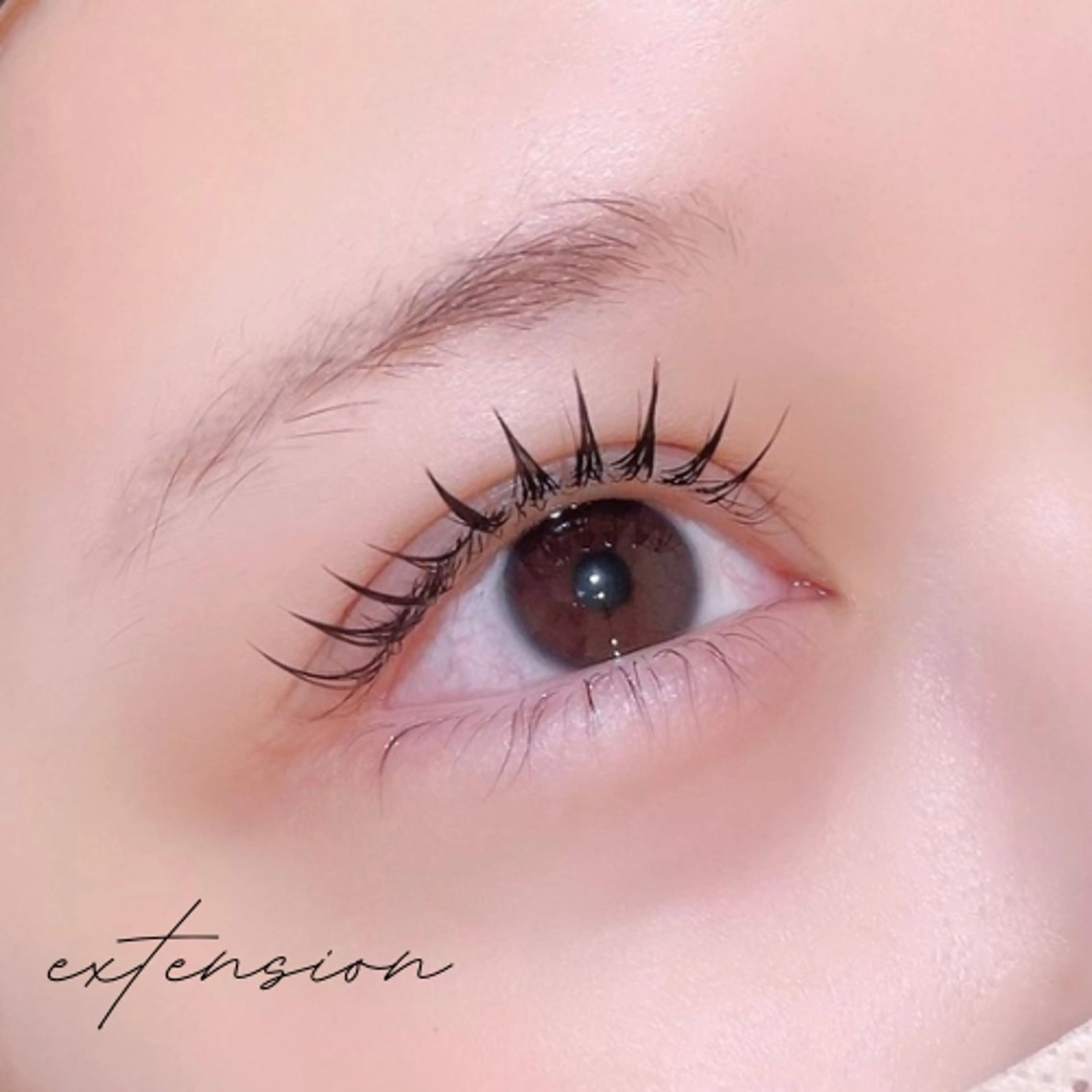 マツエク・マツパ 束感まつ毛 フラットラッシュ 韓国風マツエク パリジェンヌラッシュリフト まつげパーマ マツエク nail&eye AO(ネイルアンドアイアオ)所属・AO maoのマツエク・マツパデザイン