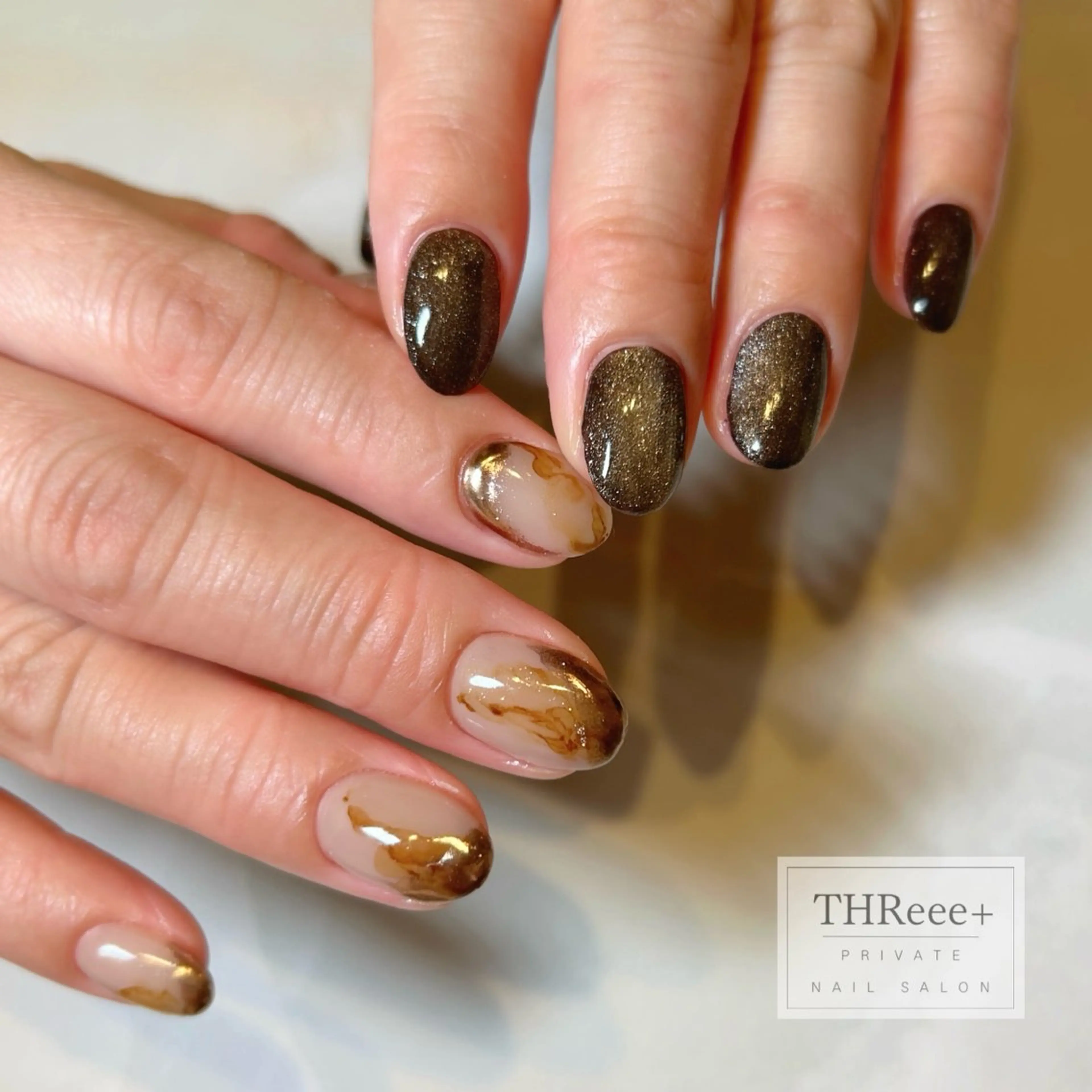 ネイル THReee+ ericoのネイルデザイン