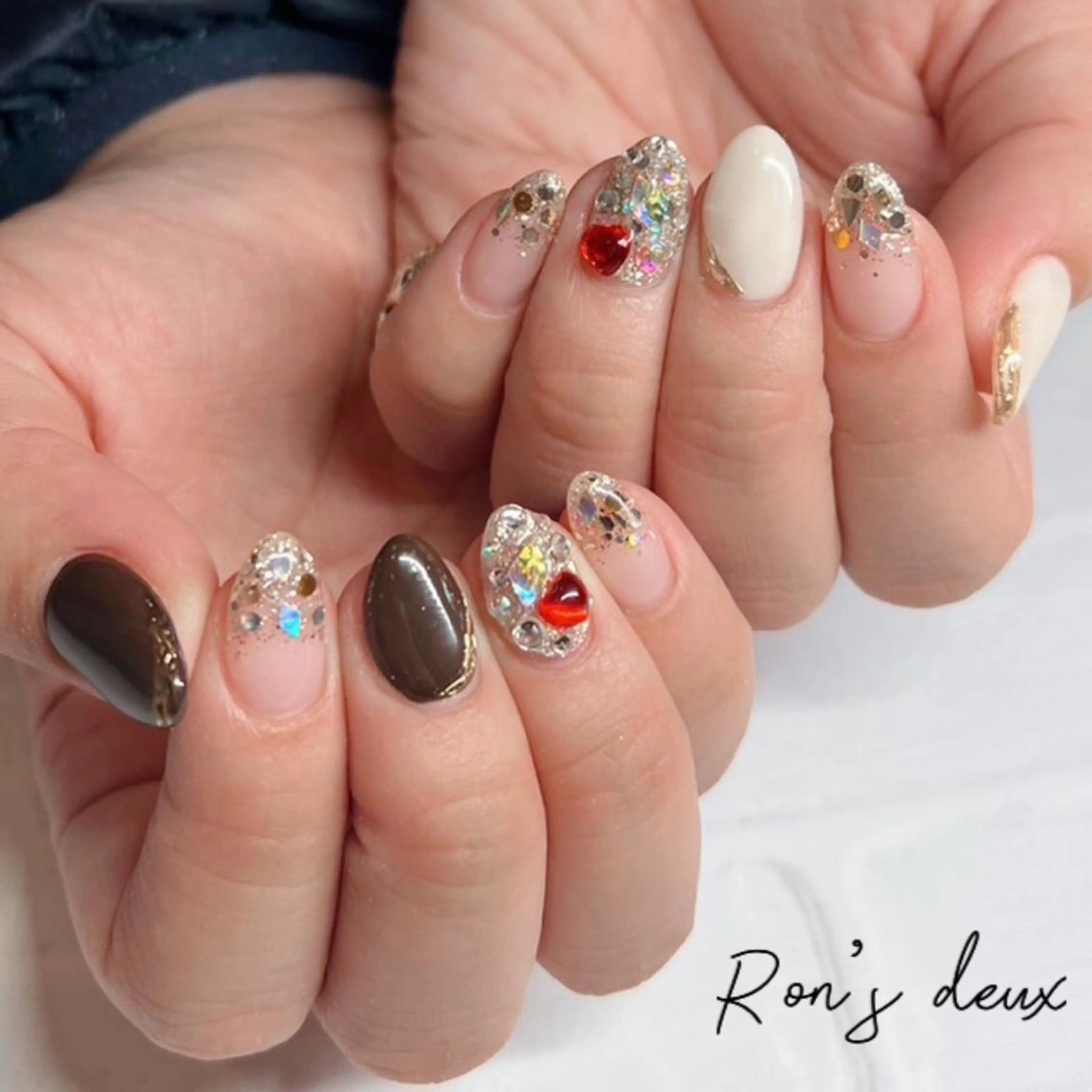 ネイル Ron's nail 笹岡のネイルデザイン