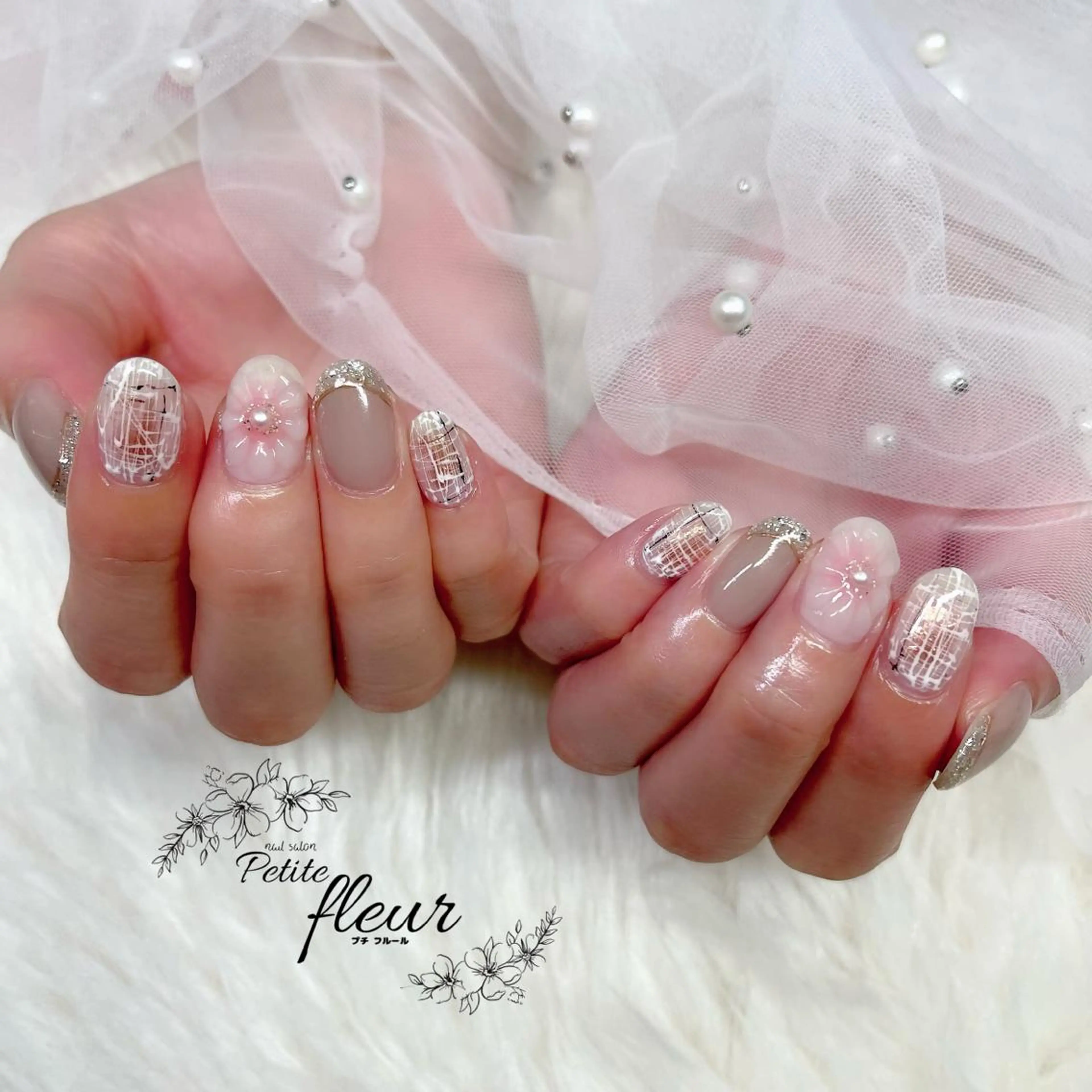 ネイル ❁⃘*。Petite fleur❁⃘*りさのネイルデザイン