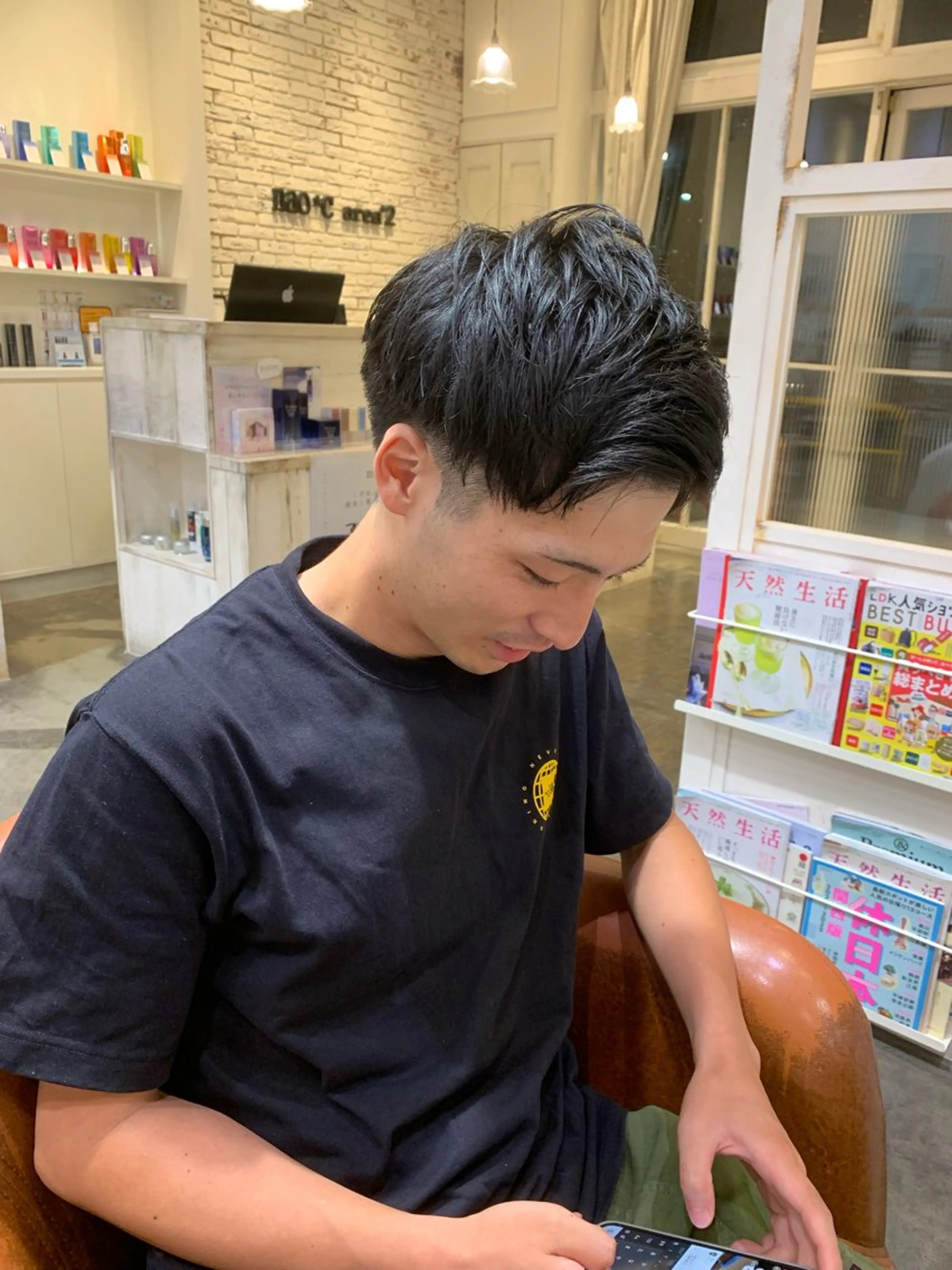 メンズ メンズショート ツーブロック naoc area2 chie＊奈良生駒市のヘアスタイル